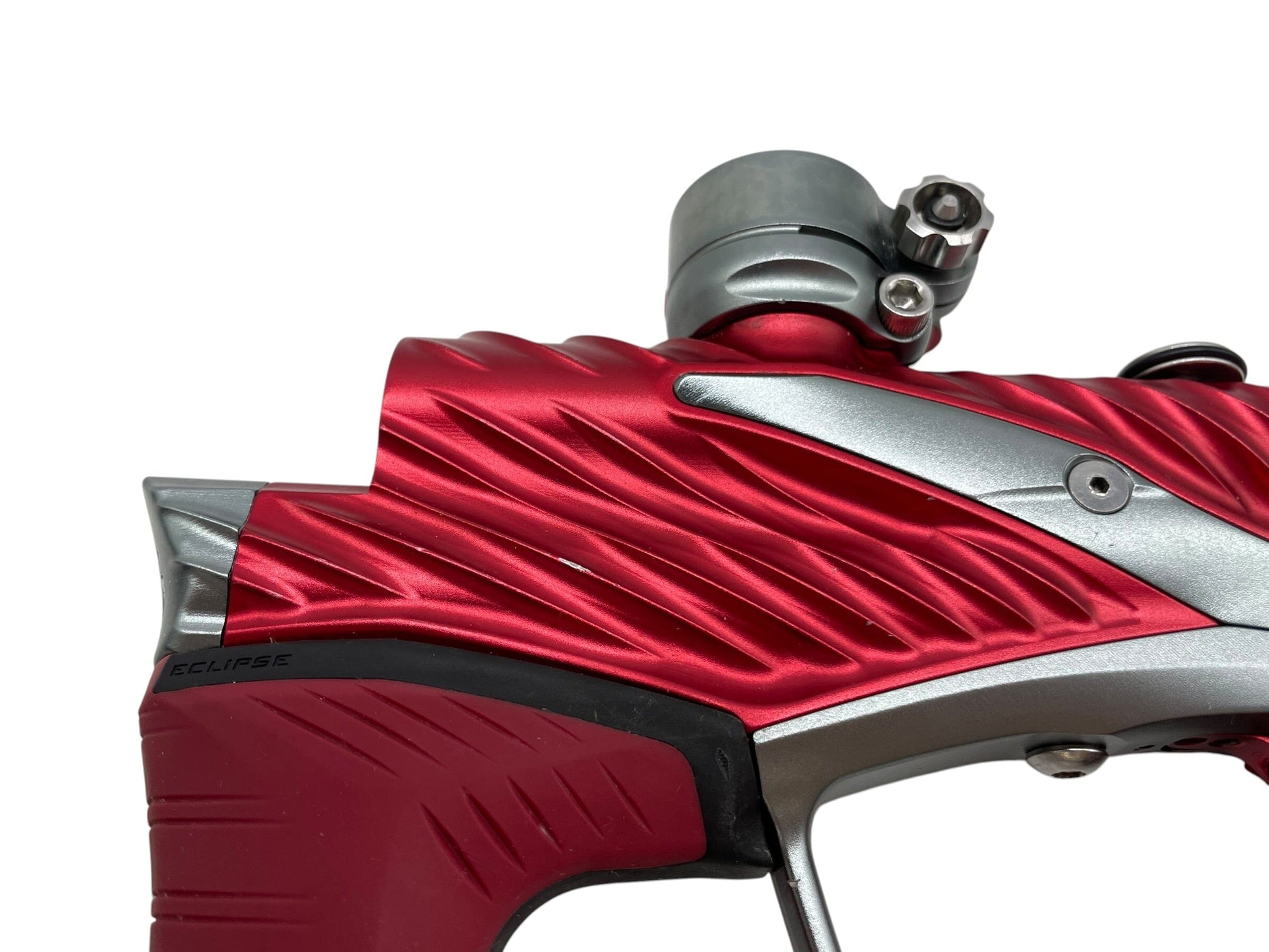 Used Planet Eclipse TWISTER Lv1.6 Red/Grey Paintball Gun Paintball Gun from CPXBrosPaintball Buy/Sell/Trade Paintball Markers, New Paintball Guns, Paintball Hoppers, Paintball Masks, and Hormesis Headbands
