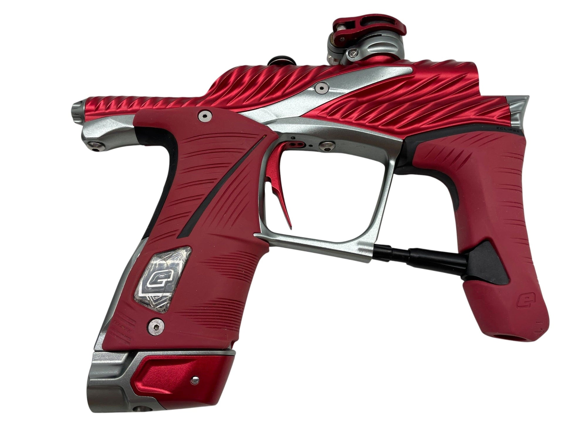 Used Planet Eclipse TWISTER Lv1.6 Red/Grey Paintball Gun Paintball Gun from CPXBrosPaintball Buy/Sell/Trade Paintball Markers, New Paintball Guns, Paintball Hoppers, Paintball Masks, and Hormesis Headbands