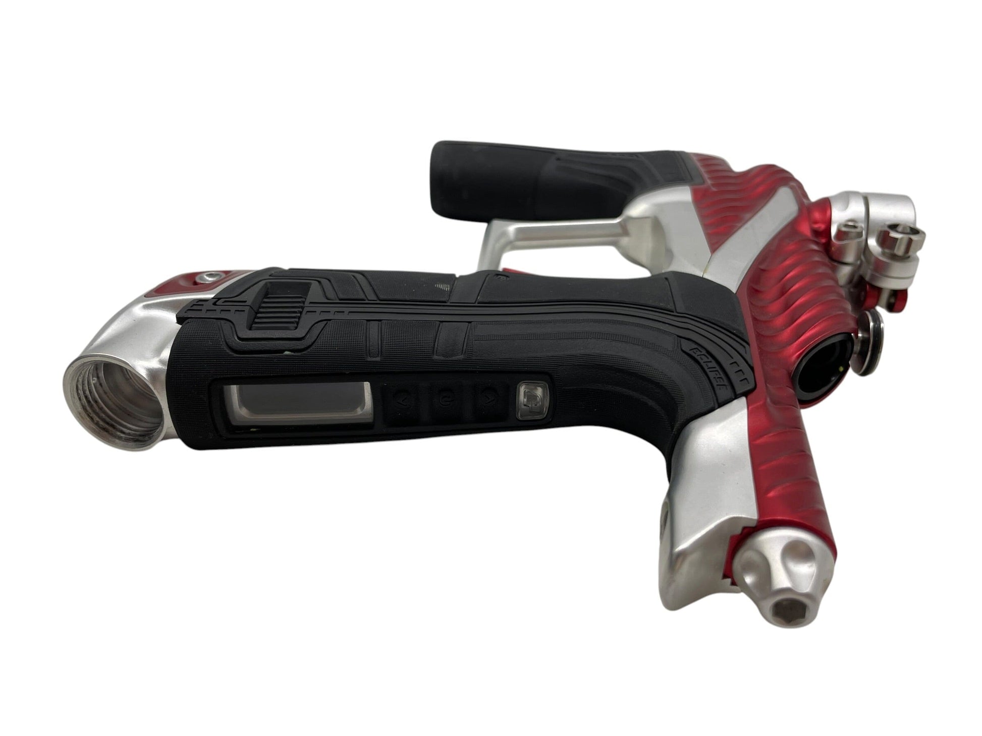 Used Planet Eclipse TWISTER Lv1.6 Red/Silver Paintball Gun Paintball Gun from CPXBrosPaintball Buy/Sell/Trade Paintball Markers, New Paintball Guns, Paintball Hoppers, Paintball Masks, and Hormesis Headbands