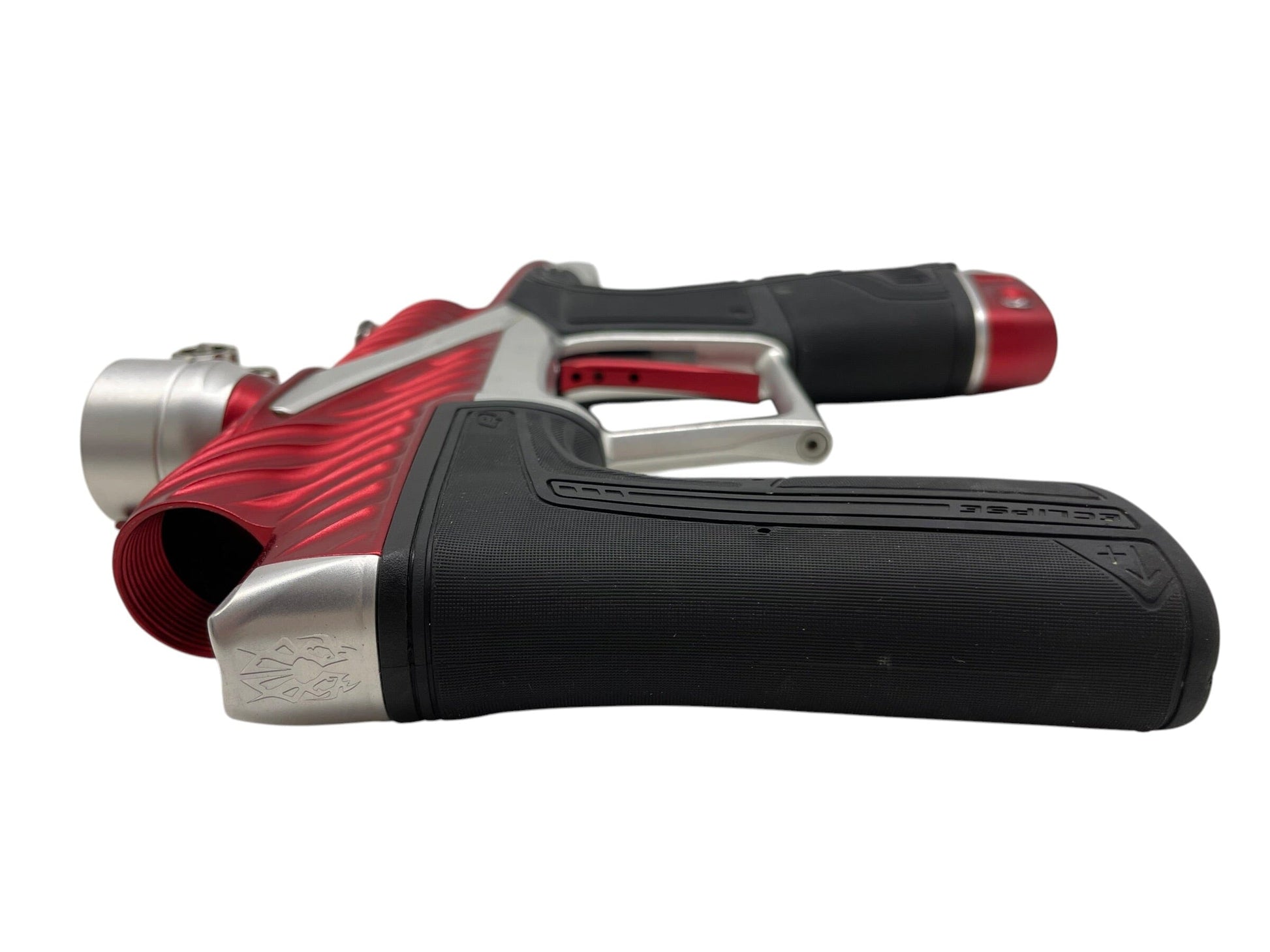 Used Planet Eclipse TWISTER Lv1.6 Red/Silver Paintball Gun Paintball Gun from CPXBrosPaintball Buy/Sell/Trade Paintball Markers, New Paintball Guns, Paintball Hoppers, Paintball Masks, and Hormesis Headbands