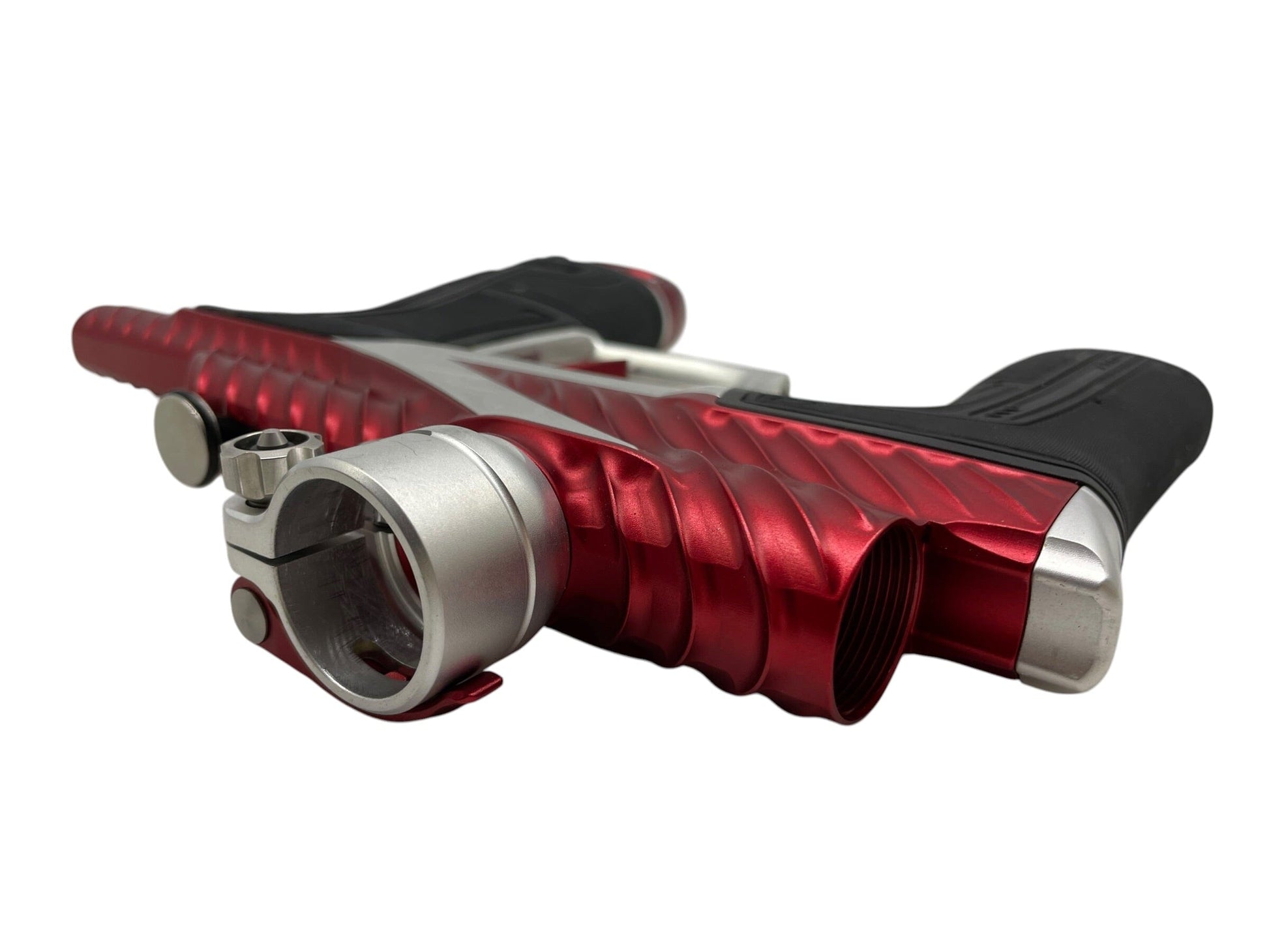 Used Planet Eclipse TWISTER Lv1.6 Red/Silver Paintball Gun Paintball Gun from CPXBrosPaintball Buy/Sell/Trade Paintball Markers, New Paintball Guns, Paintball Hoppers, Paintball Masks, and Hormesis Headbands
