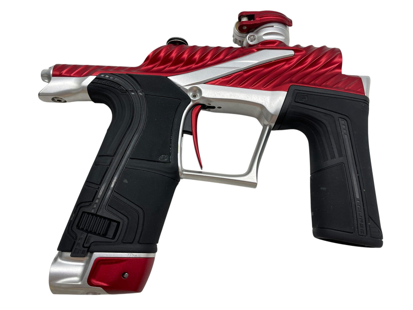 Used Planet Eclipse TWISTER Lv1.6 Red/Silver Paintball Gun Paintball Gun from CPXBrosPaintball Buy/Sell/Trade Paintball Markers, New Paintball Guns, Paintball Hoppers, Paintball Masks, and Hormesis Headbands