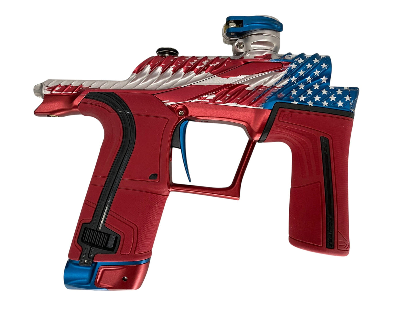 Used Planet Eclipse Twister LV2 - Olympic Series - USA Paintball Gun Paintball Gun from CPXBrosPaintball Buy/Sell/Trade Paintball Markers, New Paintball Guns, Paintball Hoppers, Paintball Masks, and Hormesis Headbands