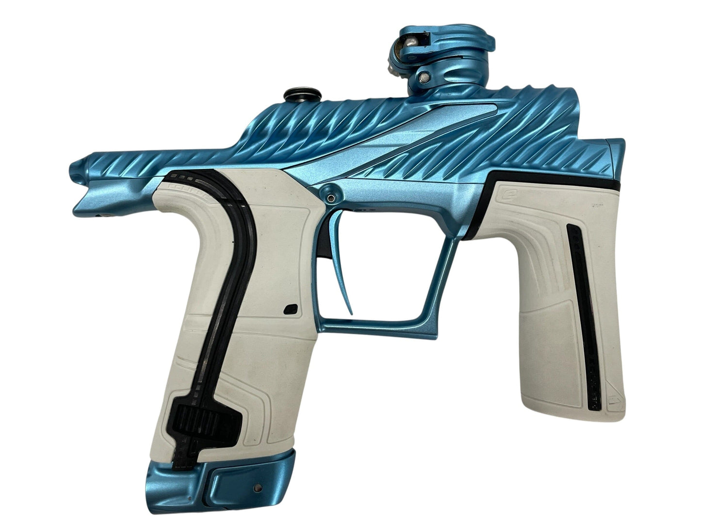 Used Planet Eclipse Twister Lv2 Paintball Gun Baby Blue Paintball Gun from CPXBrosPaintball Buy/Sell/Trade Paintball Markers, New Paintball Guns, Paintball Hoppers, Paintball Masks, and Hormesis Headbands