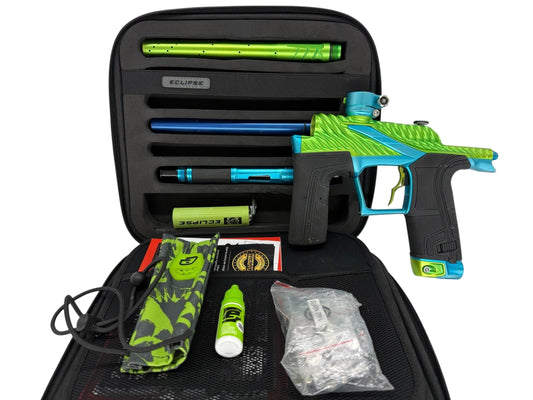 Used Planet Eclipse Twister Lv2 Paintball Gun Green/Teal Paintball Gun from CPXBrosPaintball Buy/Sell/Trade Paintball Markers, New Paintball Guns, Paintball Hoppers, Paintball Masks, and Hormesis Headbands