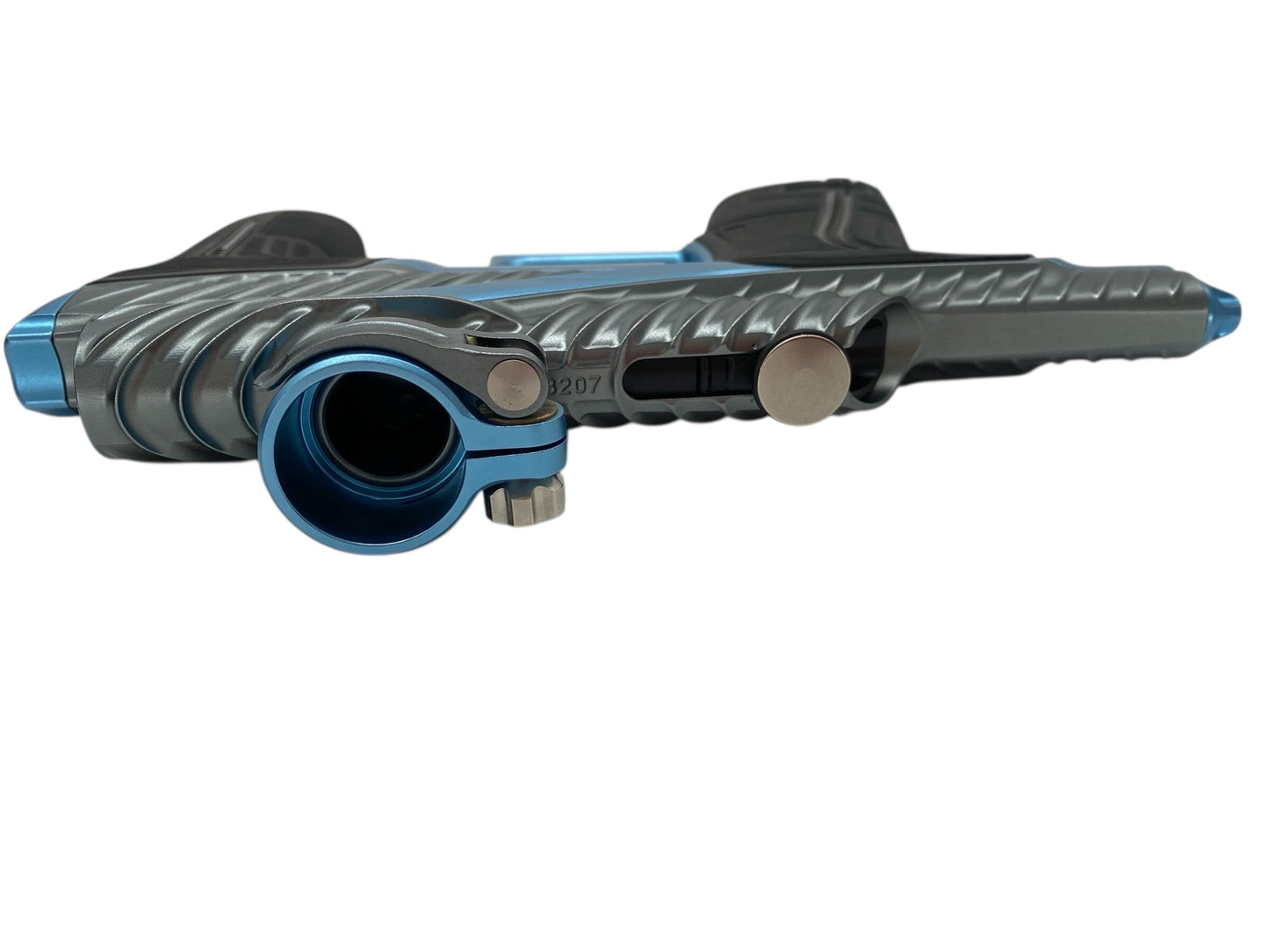 Used Planet Eclipse TWISTER Lv2 Paintball Gun Grey/Teal Paintball Gun from CPXBrosPaintball Buy/Sell/Trade Paintball Markers, New Paintball Guns, Paintball Hoppers, Paintball Masks, and Hormesis Headbands