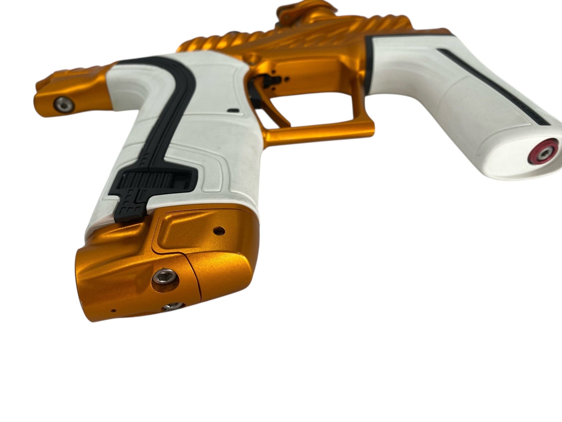 Used Planet Eclipse TWISTER Lv2 Paintball Gun Orange Paintball Gun from CPXBrosPaintball Buy/Sell/Trade Paintball Markers, New Paintball Guns, Paintball Hoppers, Paintball Masks, and Hormesis Headbands