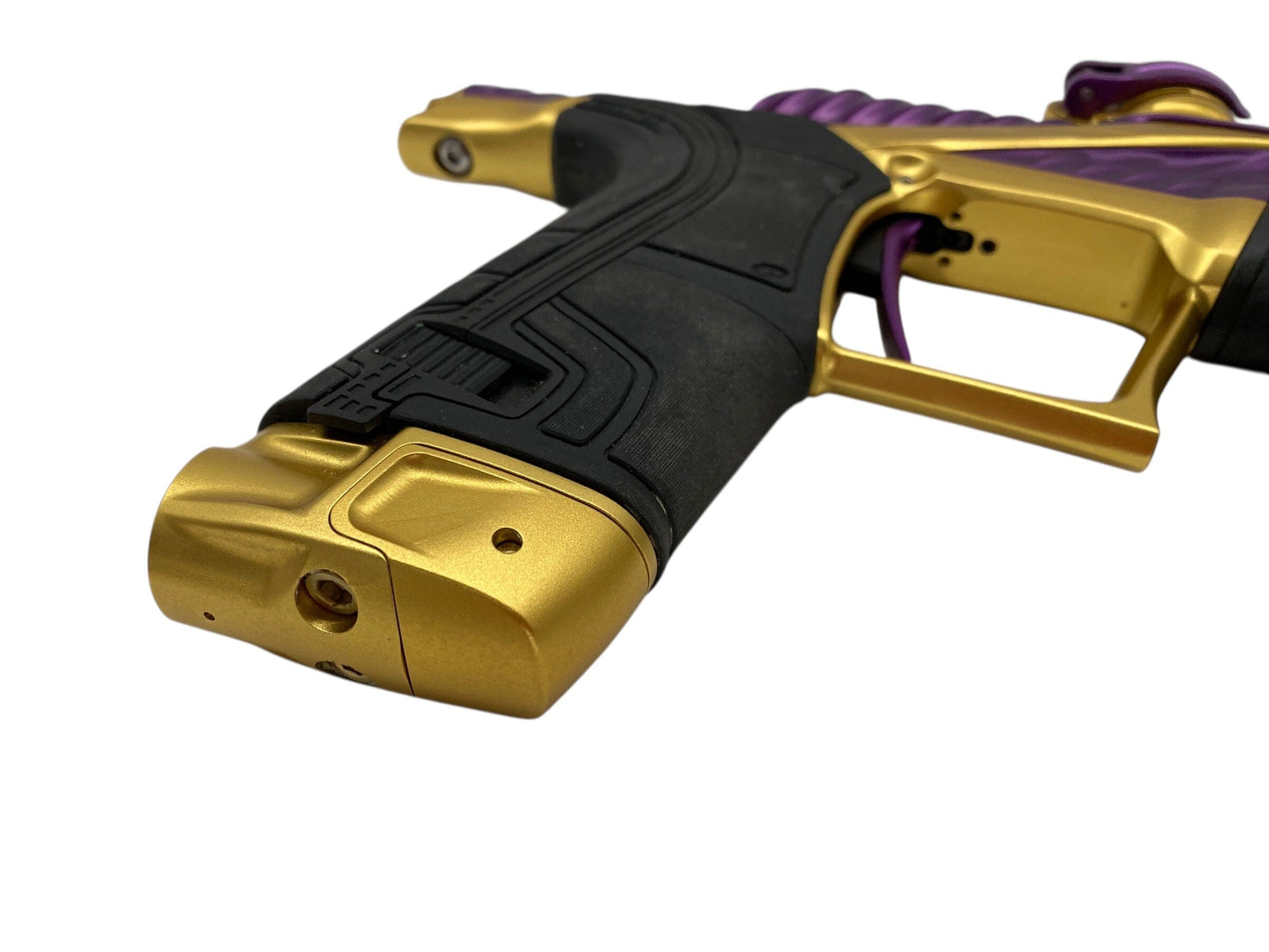 Used Planet Eclipse Twister Lv2 Paintball Gun Purple/Gold Paintball Gun from CPXBrosPaintball Buy/Sell/Trade Paintball Markers, New Paintball Guns, Paintball Hoppers, Paintball Masks, and Hormesis Headbands