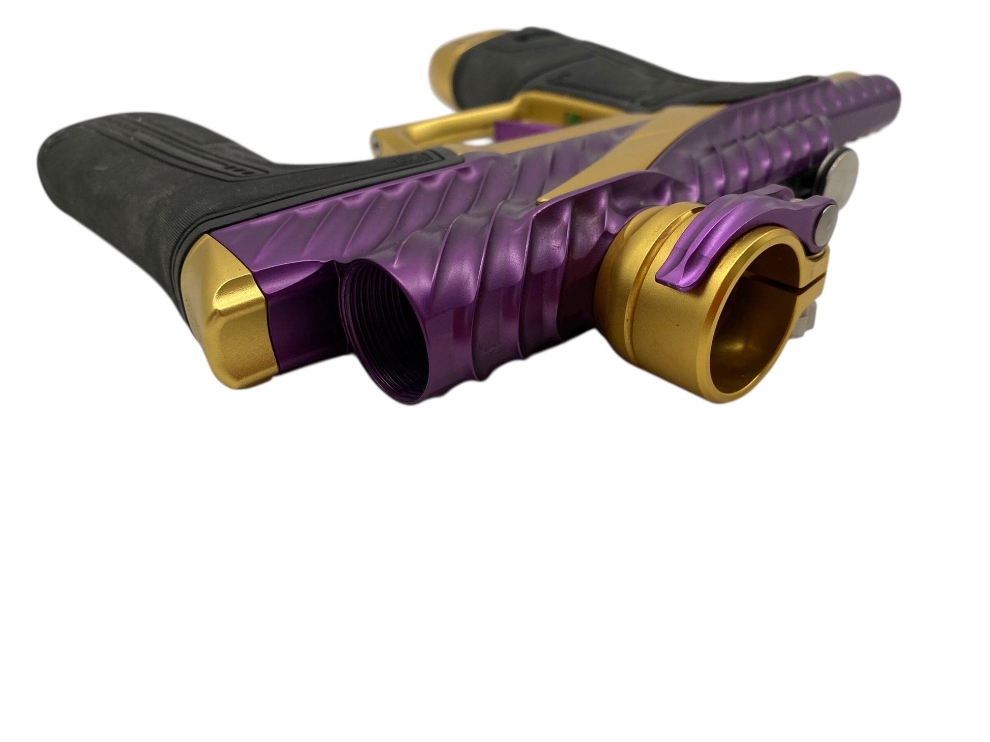 Used Planet Eclipse Twister Lv2 Paintball Gun Purple/Gold Paintball Gun from CPXBrosPaintball Buy/Sell/Trade Paintball Markers, New Paintball Guns, Paintball Hoppers, Paintball Masks, and Hormesis Headbands