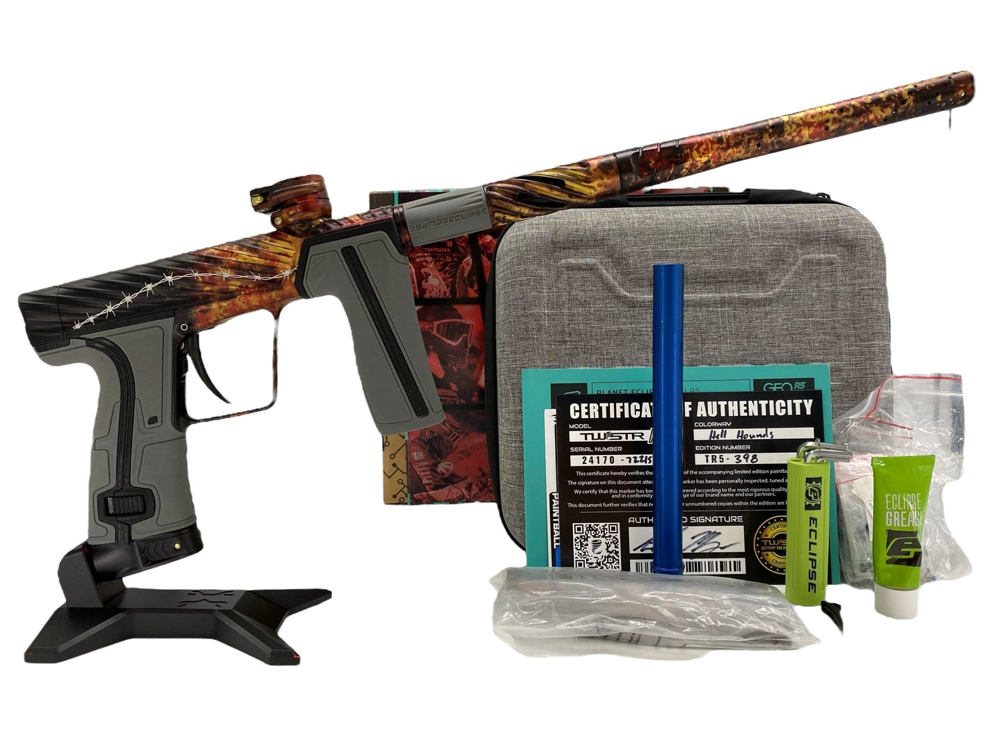 Used Planet Eclipse Twister R5 Hell Hounds Paintball Gun Paintball Gun from CPXBrosPaintball Buy/Sell/Trade Paintball Markers, New Paintball Guns, Paintball Hoppers, Paintball Masks, and Hormesis Headbands