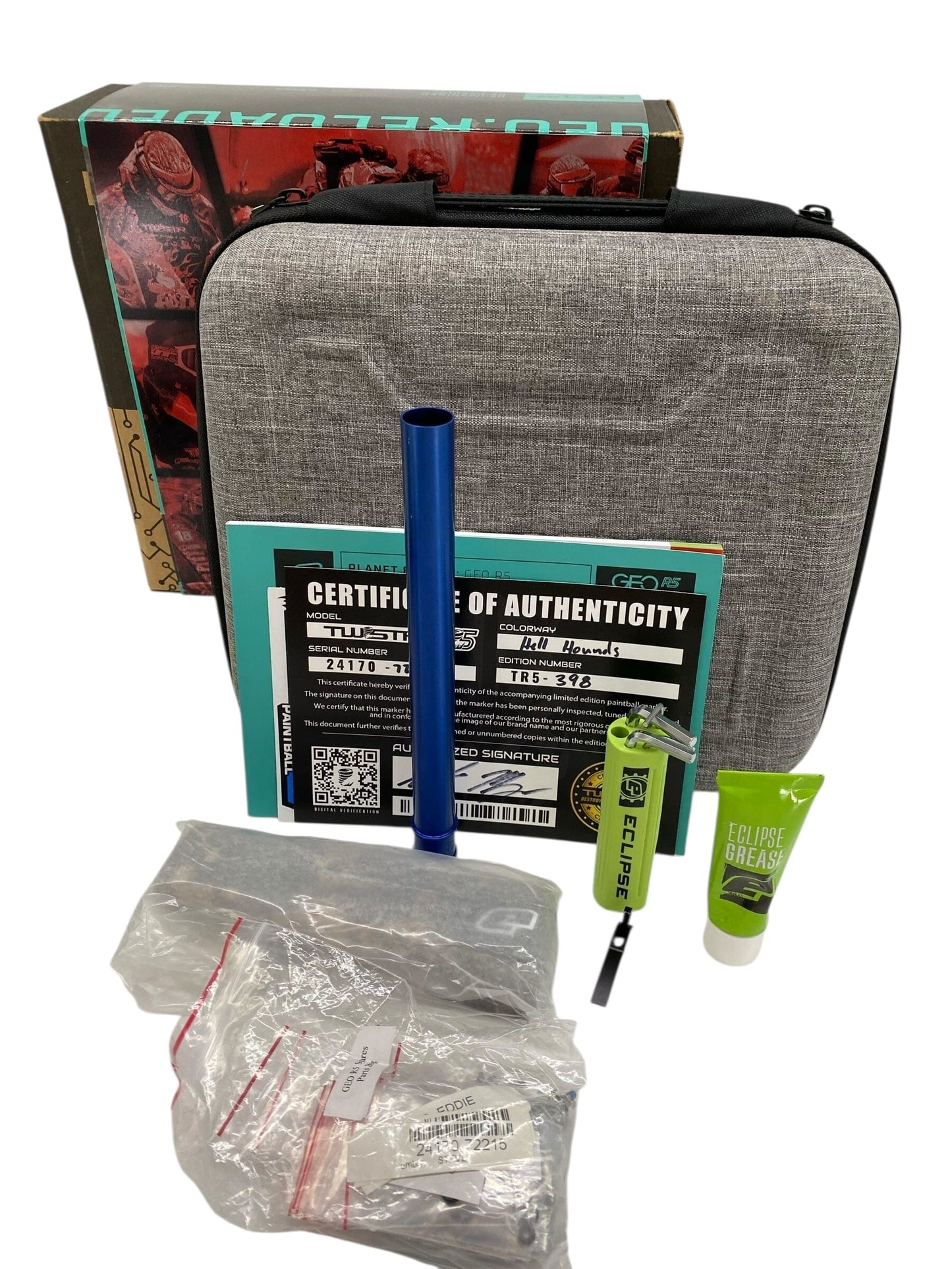 Used Planet Eclipse Twister R5 Hell Hounds Paintball Gun Paintball Gun from CPXBrosPaintball Buy/Sell/Trade Paintball Markers, New Paintball Guns, Paintball Hoppers, Paintball Masks, and Hormesis Headbands