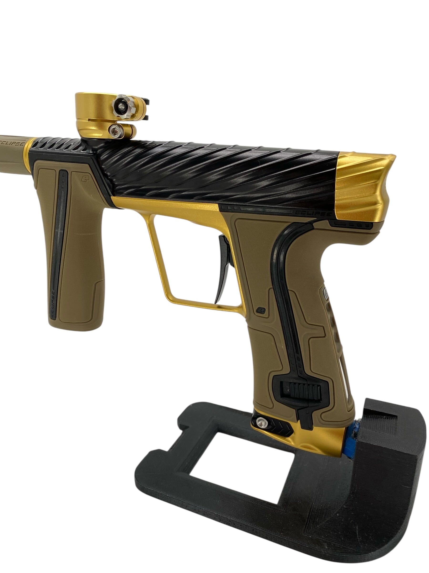 Used Planet Eclipse Twister R5 Paintball Gun Black/Gold Paintball Gun from CPXBrosPaintball Buy/Sell/Trade Paintball Markers, New Paintball Guns, Paintball Hoppers, Paintball Masks, and Hormesis Headbands