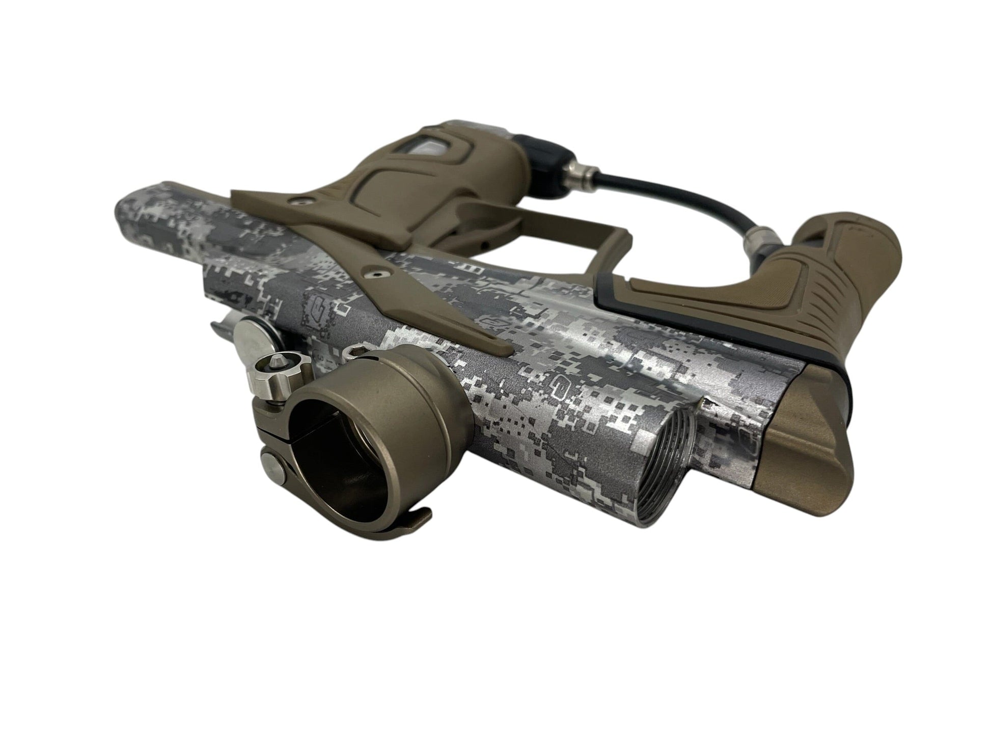 Used PLANET ECLISE ETEK 5 W/OLED HDE URBAN/TAN PAINTBALL GUN Paintball Gun from CPXBrosPaintball Buy/Sell/Trade Paintball Markers, New Paintball Guns, Paintball Hoppers, Paintball Masks, and Hormesis Headbands