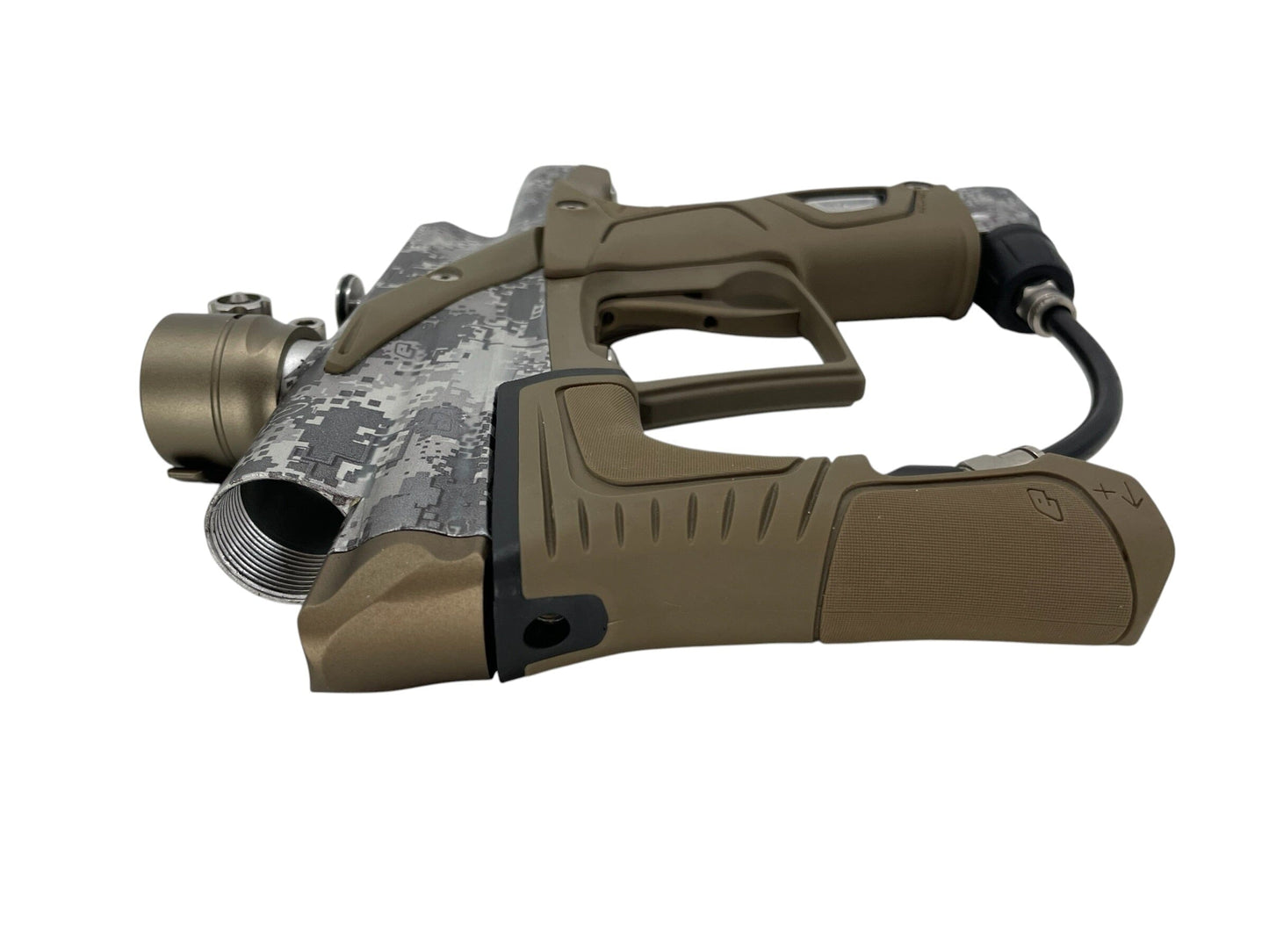 Used PLANET ECLISE ETEK 5 W/OLED HDE URBAN/TAN PAINTBALL GUN Paintball Gun from CPXBrosPaintball Buy/Sell/Trade Paintball Markers, New Paintball Guns, Paintball Hoppers, Paintball Masks, and Hormesis Headbands