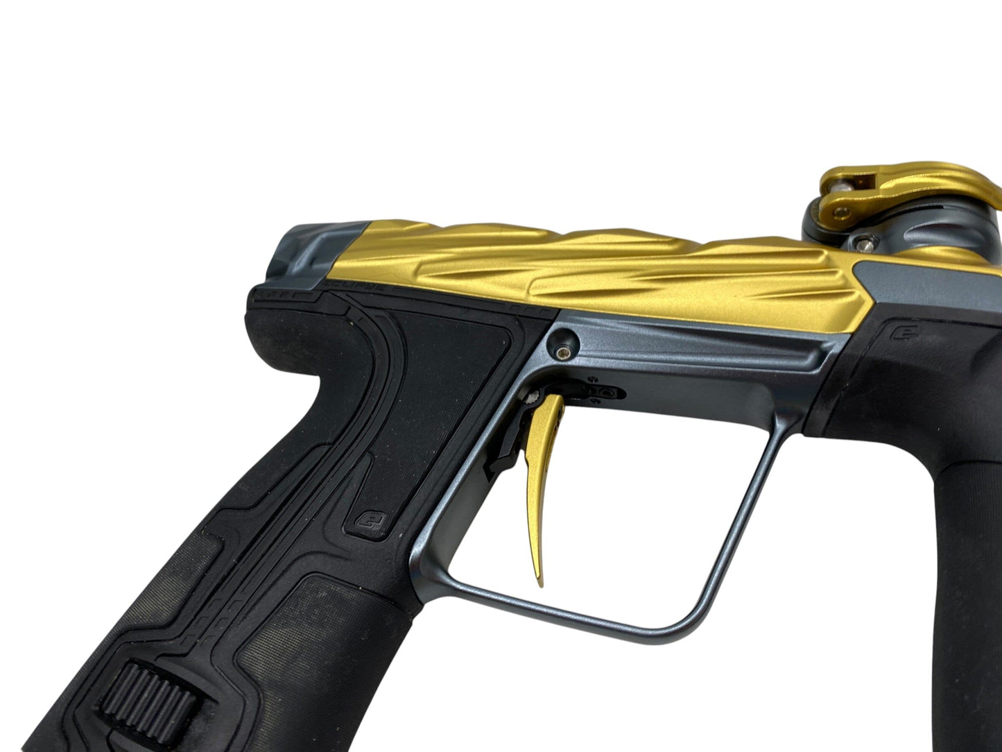 Used Planet Eclispe Cs3 Infamous Paintball Gun Gold Grey Paintball Gun from CPXBrosPaintball Buy/Sell/Trade Paintball Markers, New Paintball Guns, Paintball Hoppers, Paintball Masks, and Hormesis Headbands