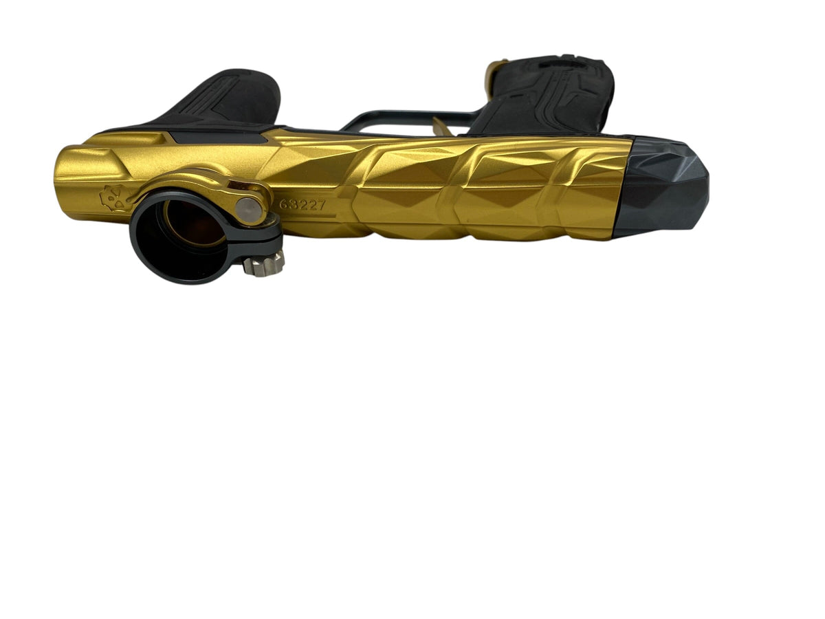 Used Planet Eclispe Cs3 Infamous Paintball Gun Gold Grey Paintball Gun from CPXBrosPaintball Buy/Sell/Trade Paintball Markers, New Paintball Guns, Paintball Hoppers, Paintball Masks, and Hormesis Headbands
