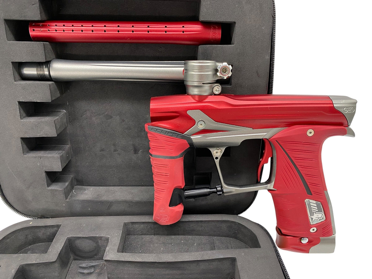 Used Planet Eclispe Geo 3.5 Paintball Gun Red/Gray Paintball Gun from CPXBrosPaintball Buy/Sell/Trade Paintball Markers, New Paintball Guns, Paintball Hoppers, Paintball Masks, and Hormesis Headbands