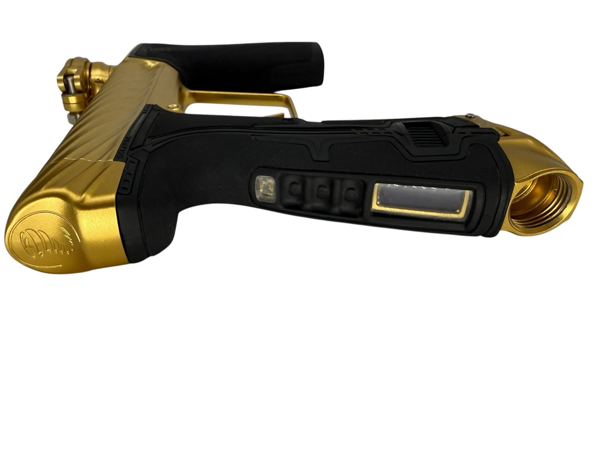 Used Planet Eclispe Twister R5 Paintball Gun Gold Paintball Gun from CPXBrosPaintball Buy/Sell/Trade Paintball Markers, New Paintball Guns, Paintball Hoppers, Paintball Masks, and Hormesis Headbands
