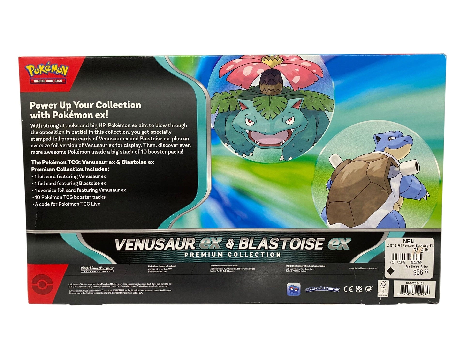 Used Pokémon Venusaur ex & Blastoise ex Premium Collection Box Paintball Gun from CPXBrosPaintball Buy/Sell/Trade Paintball Markers, New Paintball Guns, Paintball Hoppers, Paintball Masks, and Hormesis Headbands