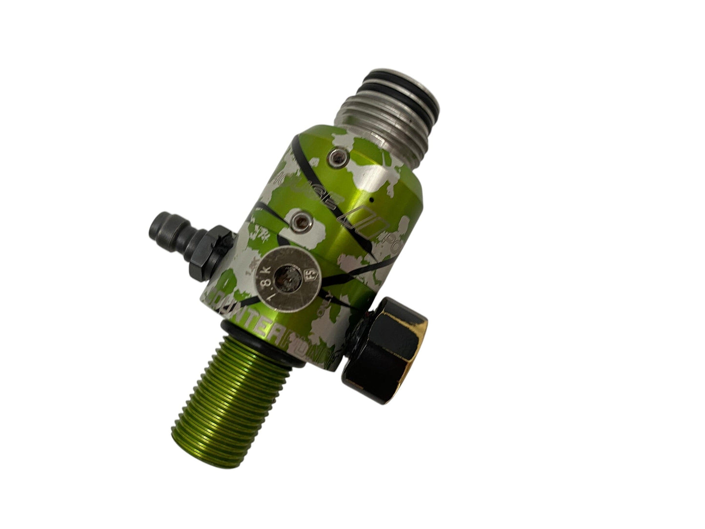 Used POWERHOUSE COUNTERPUNCH REGULATOR - GREEN SPLASH Paintball Gun from CPXBrosPaintball Buy/Sell/Trade Paintball Markers, New Paintball Guns, Paintball Hoppers, Paintball Masks, and Hormesis Headbands