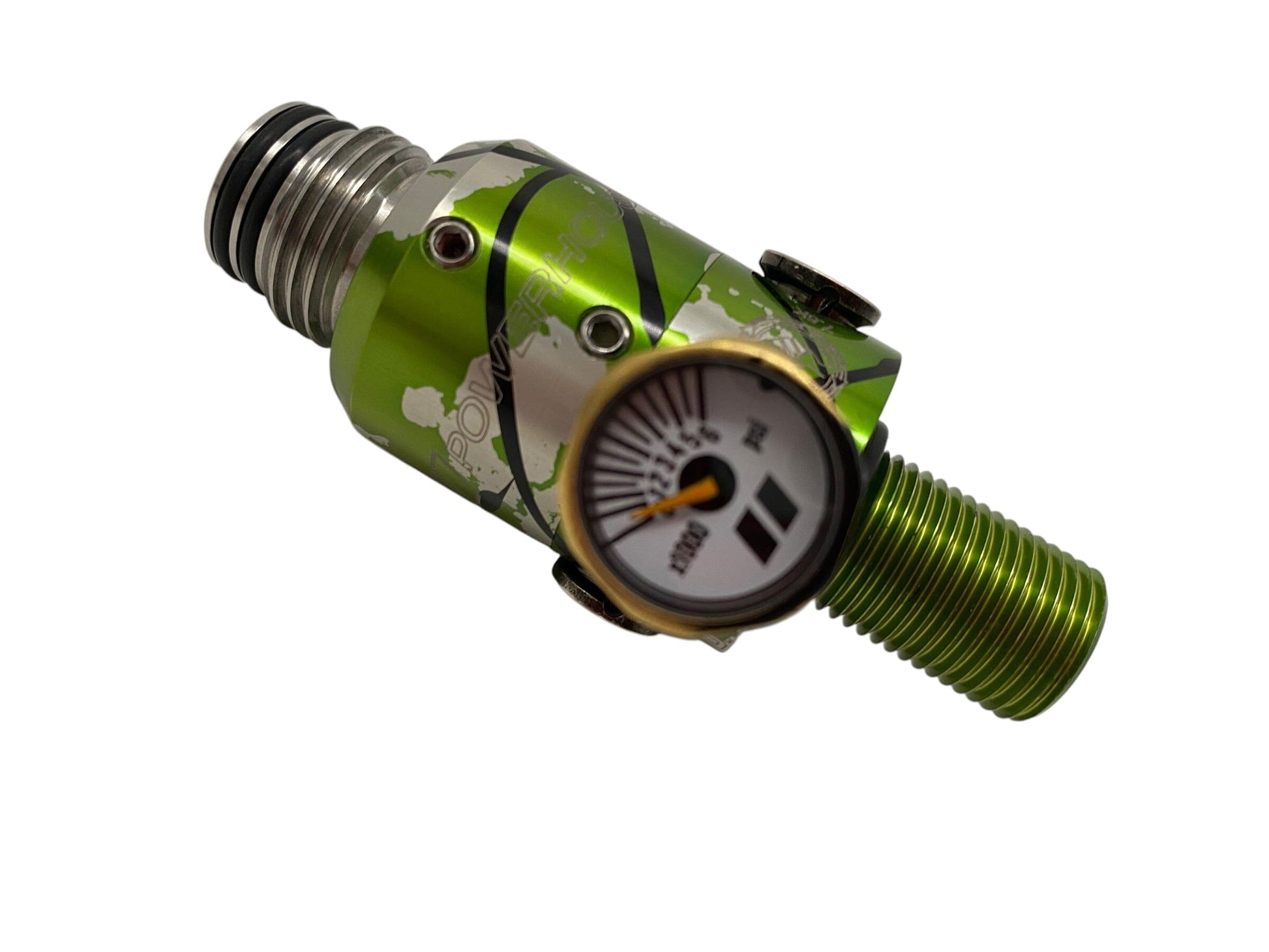 Used POWERHOUSE COUNTERPUNCH REGULATOR - GREEN SPLASH Paintball Gun from CPXBrosPaintball Buy/Sell/Trade Paintball Markers, New Paintball Guns, Paintball Hoppers, Paintball Masks, and Hormesis Headbands