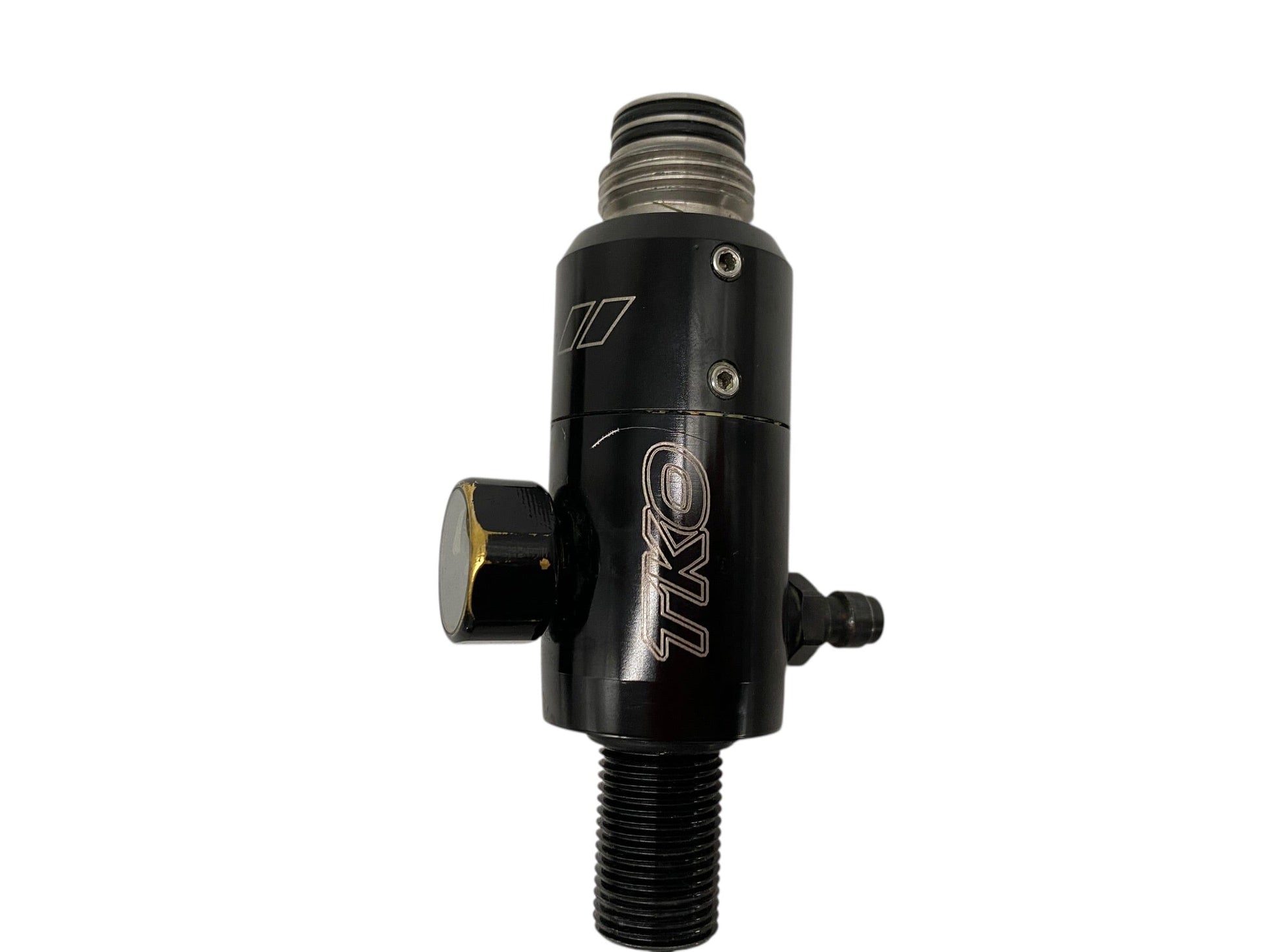 Used Powerhouse / Infamous Longbody TKO Regulator - Gloss Black Paintball Gun from CPXBrosPaintball Buy/Sell/Trade Paintball Markers, New Paintball Guns, Paintball Hoppers, Paintball Masks, and Hormesis Headbands