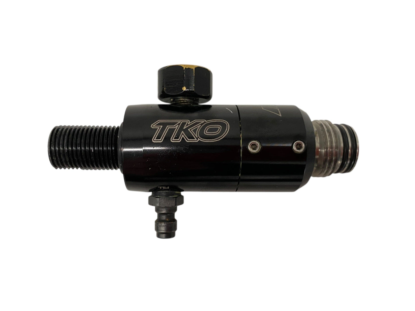 Used Powerhouse / Infamous Longbody TKO Regulator - Gloss Black Paintball Gun from CPXBrosPaintball Buy/Sell/Trade Paintball Markers, New Paintball Guns, Paintball Hoppers, Paintball Masks, and Hormesis Headbands