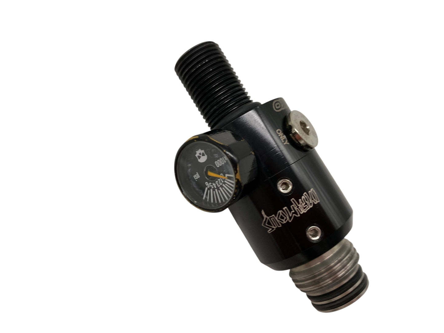 Used Powerhouse "TKO" Regulator Black Paintball Gun from CPXBrosPaintball Buy/Sell/Trade Paintball Markers, New Paintball Guns, Paintball Hoppers, Paintball Masks, and Hormesis Headbands