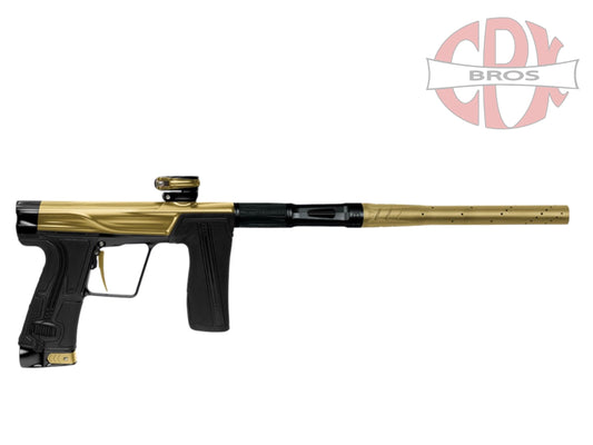 Used (PRE-ORDER) Planet Eclipse Geo R5 Paintball Gun - Gold/Black Paintball Gun from CPXBrosPaintball Buy/Sell/Trade Paintball Markers, New Paintball Guns, Paintball Hoppers, Paintball Masks, and Hormesis Headbands