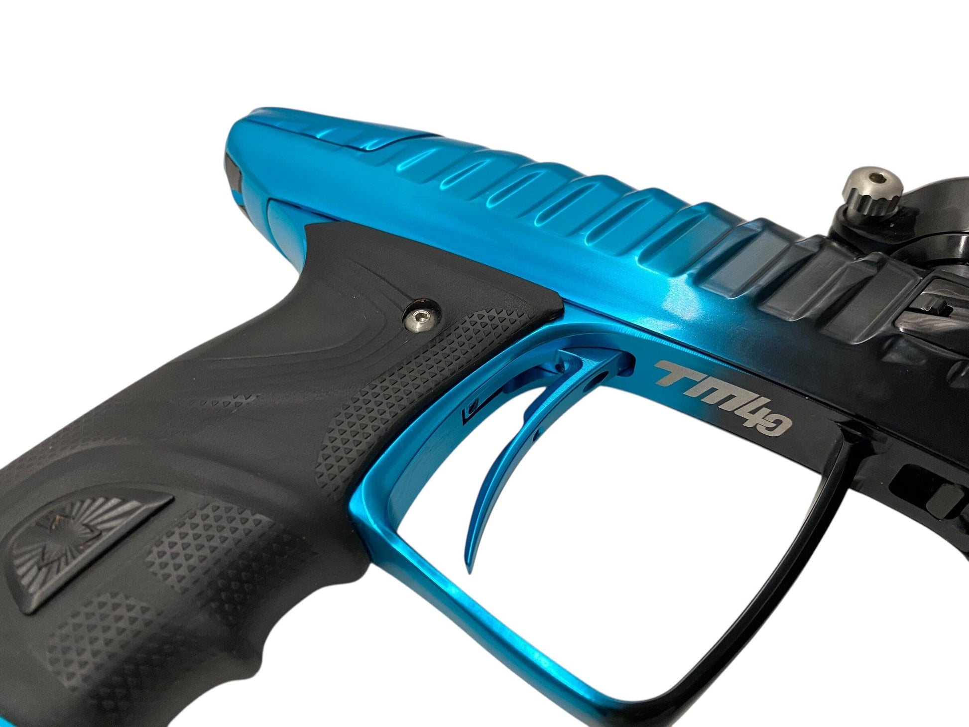 Used Project Dlx Luxe Tm40 Paintball Gun Black/Teal Fade Paintball Gun from CPXBrosPaintball Buy/Sell/Trade Paintball Markers, New Paintball Guns, Paintball Hoppers, Paintball Masks, and Hormesis Headbands