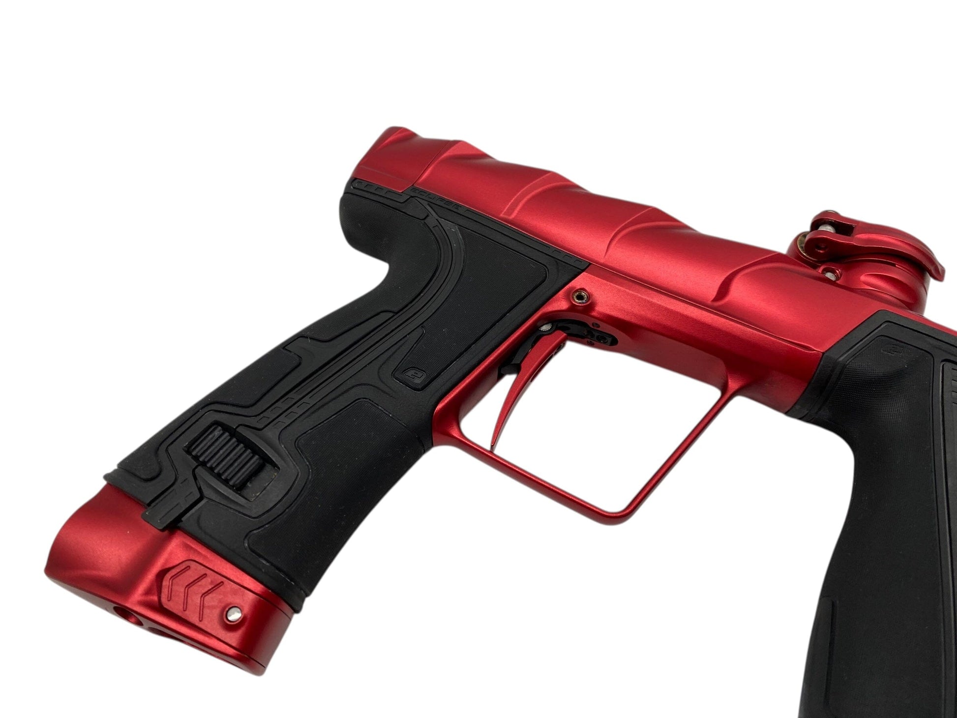 Used Project Geo R5 Scales Paintball Gun Red Paintball Gun from CPXBrosPaintball Buy/Sell/Trade Paintball Markers, New Paintball Guns, Paintball Hoppers, Paintball Masks, and Hormesis Headbands