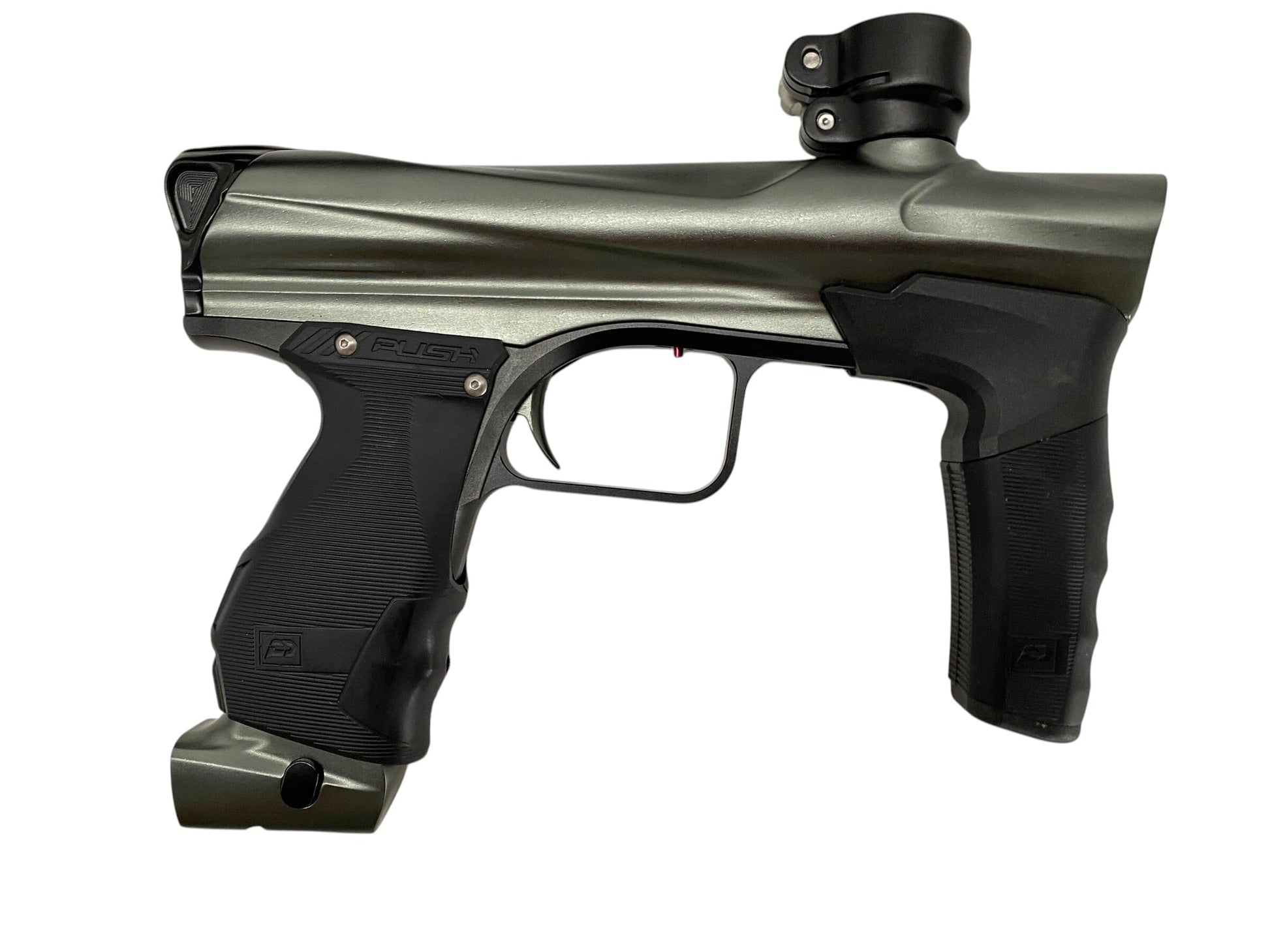 Used Push Propel Mech Grey/Black Paintball Gun Paintball Gun from CPXBrosPaintball Buy/Sell/Trade Paintball Markers, New Paintball Guns, Paintball Hoppers, Paintball Masks, and Hormesis Headbands