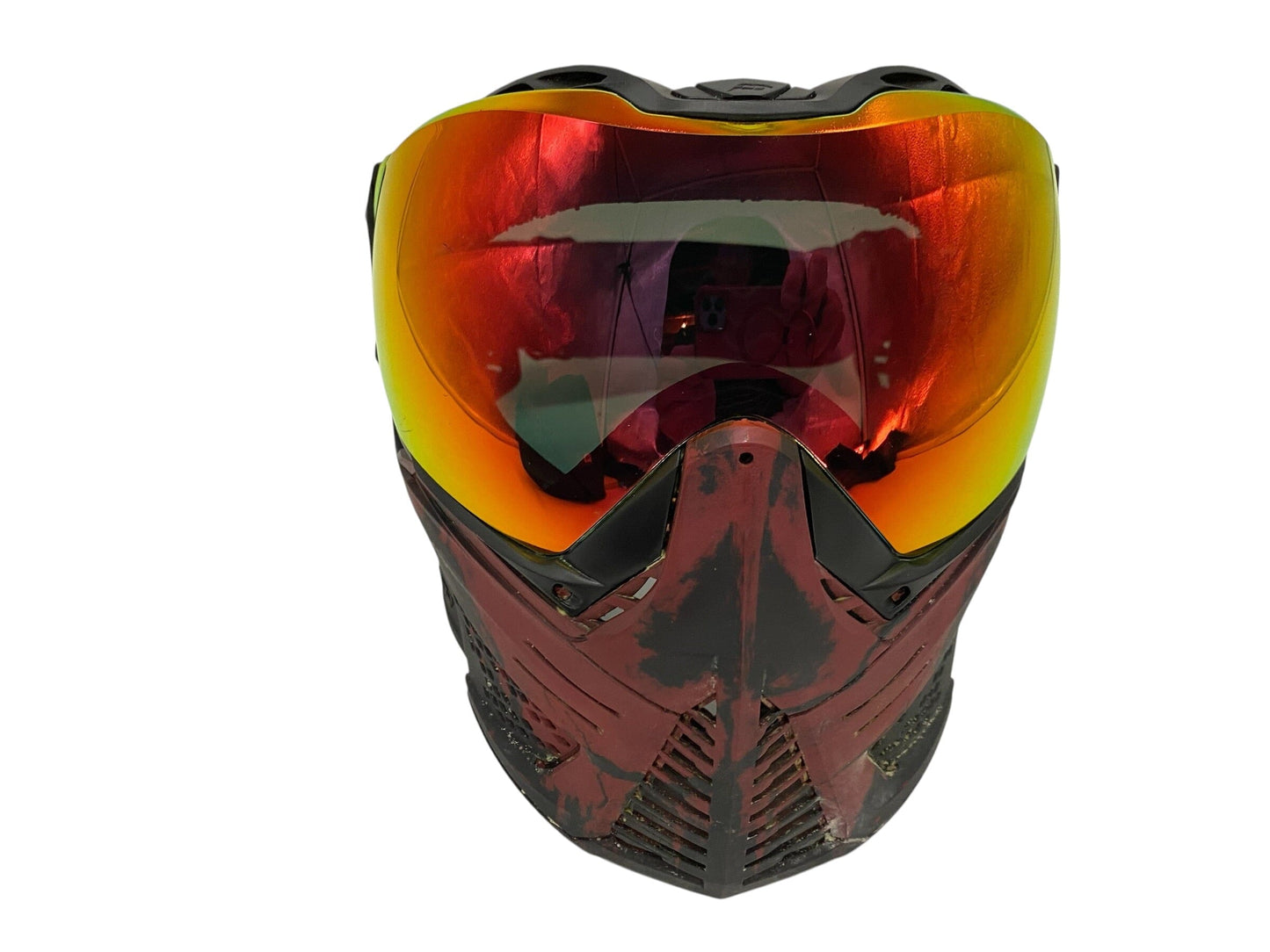 Used Push Unite Black Red Skull Paintball Mask Goggles Paintball Gun from CPXBrosPaintball Buy/Sell/Trade Paintball Markers, New Paintball Guns, Paintball Hoppers, Paintball Masks, and Hormesis Headbands