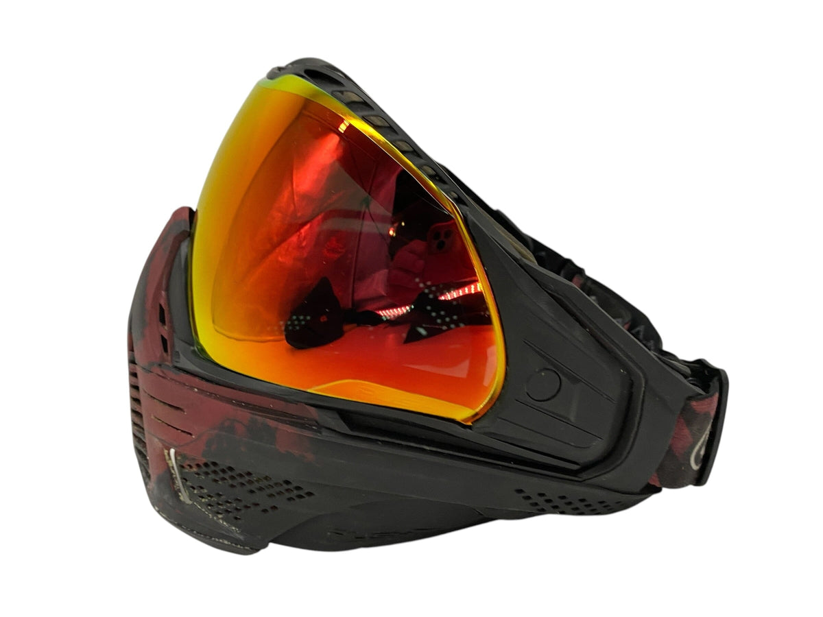Used Push Unite Black Red Skull Paintball Mask Goggles Paintball Gun from CPXBrosPaintball Buy/Sell/Trade Paintball Markers, New Paintball Guns, Paintball Hoppers, Paintball Masks, and Hormesis Headbands
