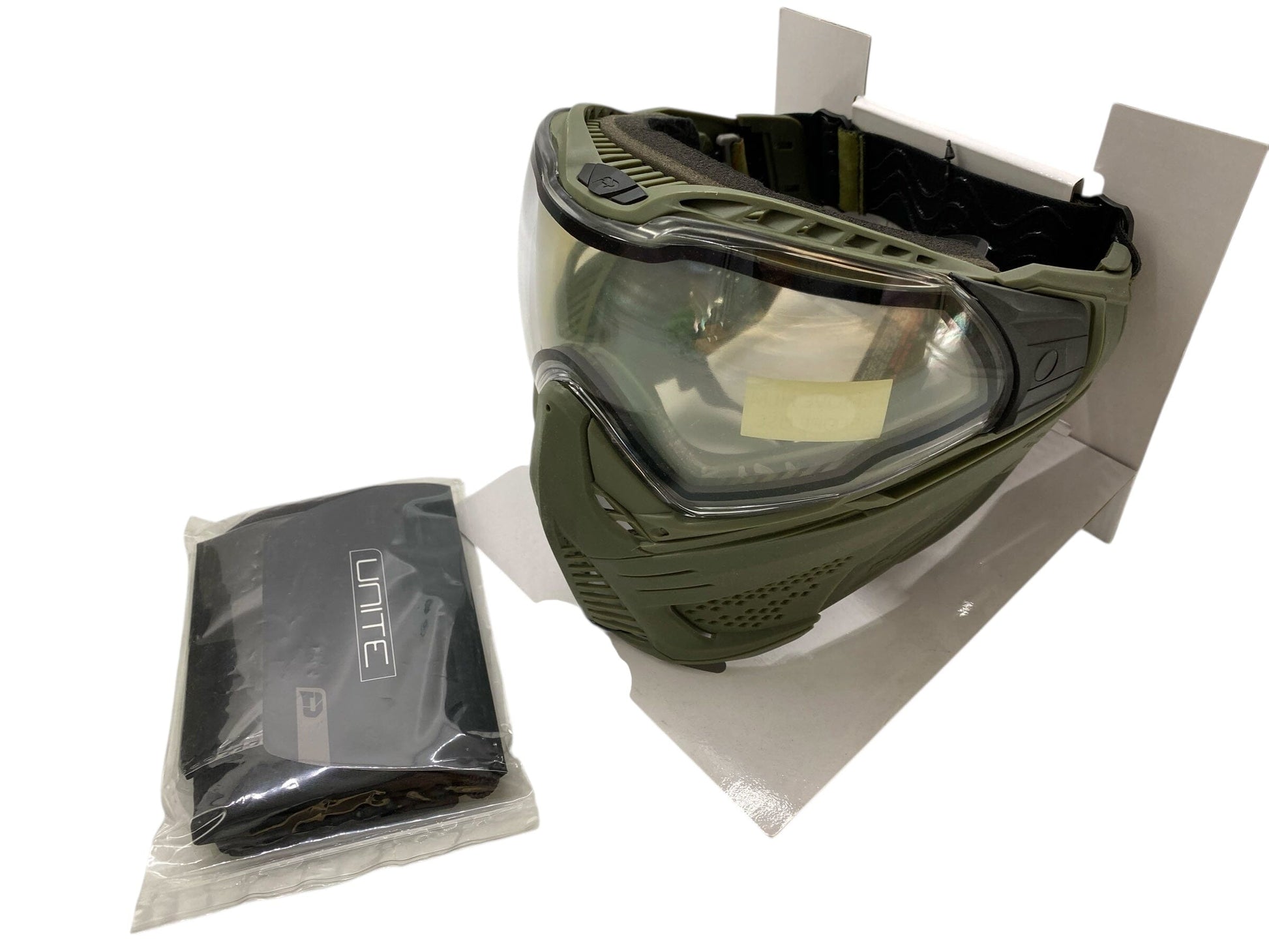 Used PUSH UNITE PAINTBALL MASK/GOGGLES - BASIC OLIVE Paintball Gun from CPXBrosPaintball Buy/Sell/Trade Paintball Markers, New Paintball Guns, Paintball Hoppers, Paintball Masks, and Hormesis Headbands