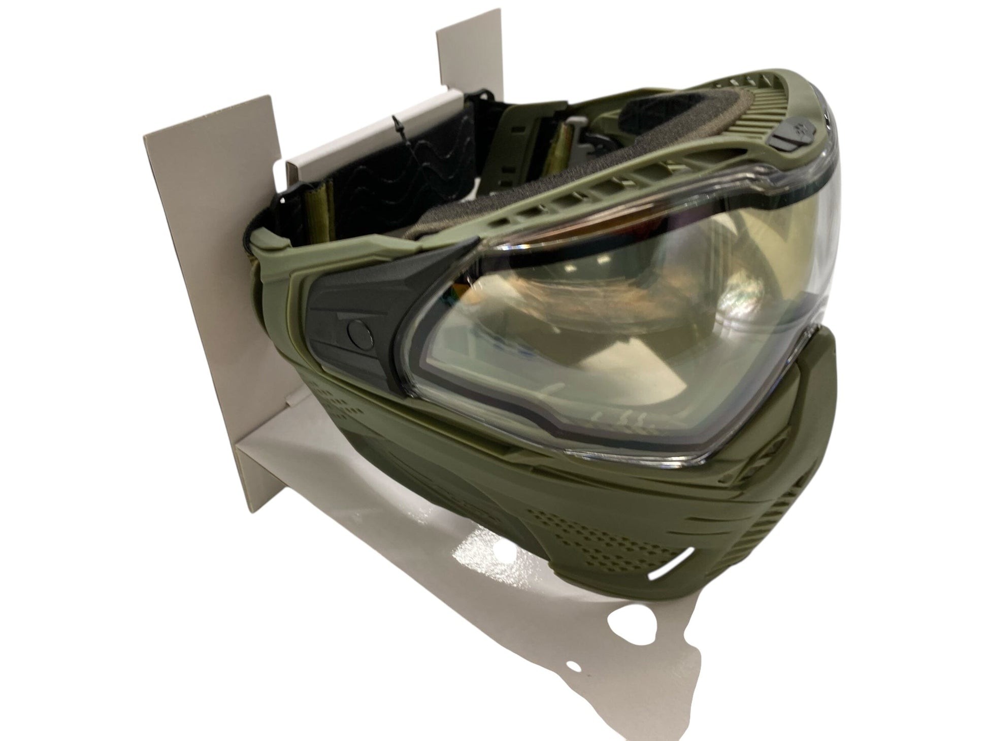 Used PUSH UNITE PAINTBALL MASK/GOGGLES - BASIC OLIVE Paintball Gun from CPXBrosPaintball Buy/Sell/Trade Paintball Markers, New Paintball Guns, Paintball Hoppers, Paintball Masks, and Hormesis Headbands