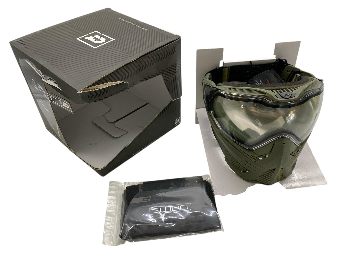 Used PUSH UNITE PAINTBALL MASK/GOGGLES - BASIC OLIVE Paintball Gun from CPXBrosPaintball Buy/Sell/Trade Paintball Markers, New Paintball Guns, Paintball Hoppers, Paintball Masks, and Hormesis Headbands
