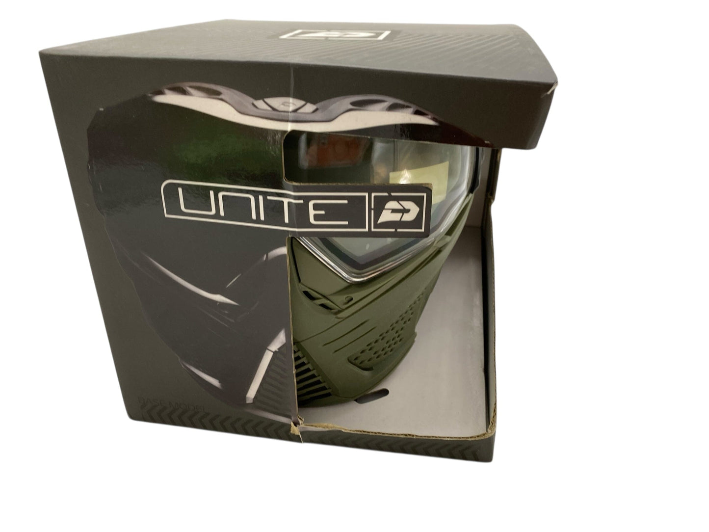 Used PUSH UNITE PAINTBALL MASK/GOGGLES - BASIC OLIVE Paintball Gun from CPXBrosPaintball Buy/Sell/Trade Paintball Markers, New Paintball Guns, Paintball Hoppers, Paintball Masks, and Hormesis Headbands