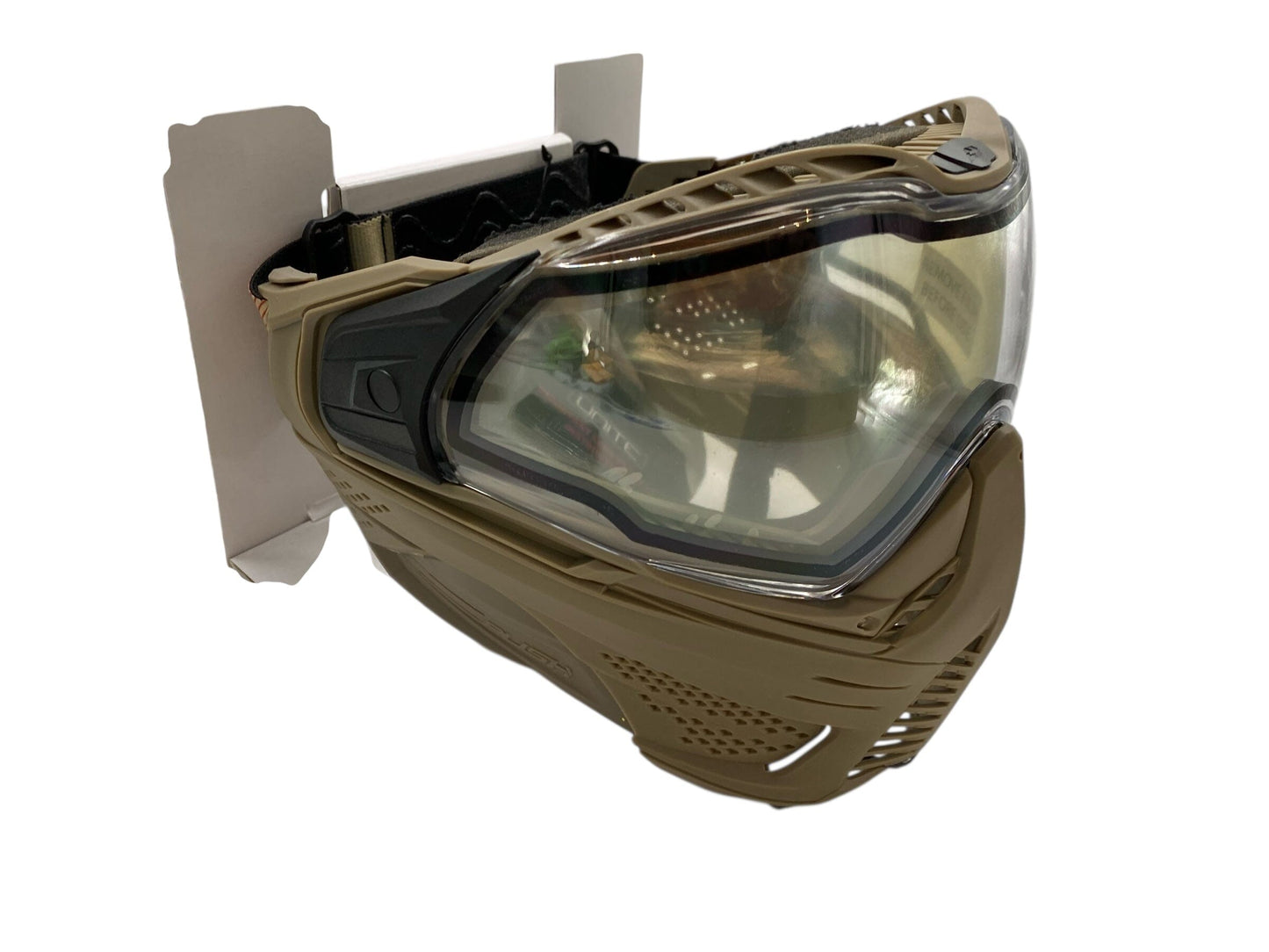 Used PUSH UNITE PAINTBALL MASK/GOGGLES - BASIC TAN Paintball Gun from CPXBrosPaintball Buy/Sell/Trade Paintball Markers, New Paintball Guns, Paintball Hoppers, Paintball Masks, and Hormesis Headbands