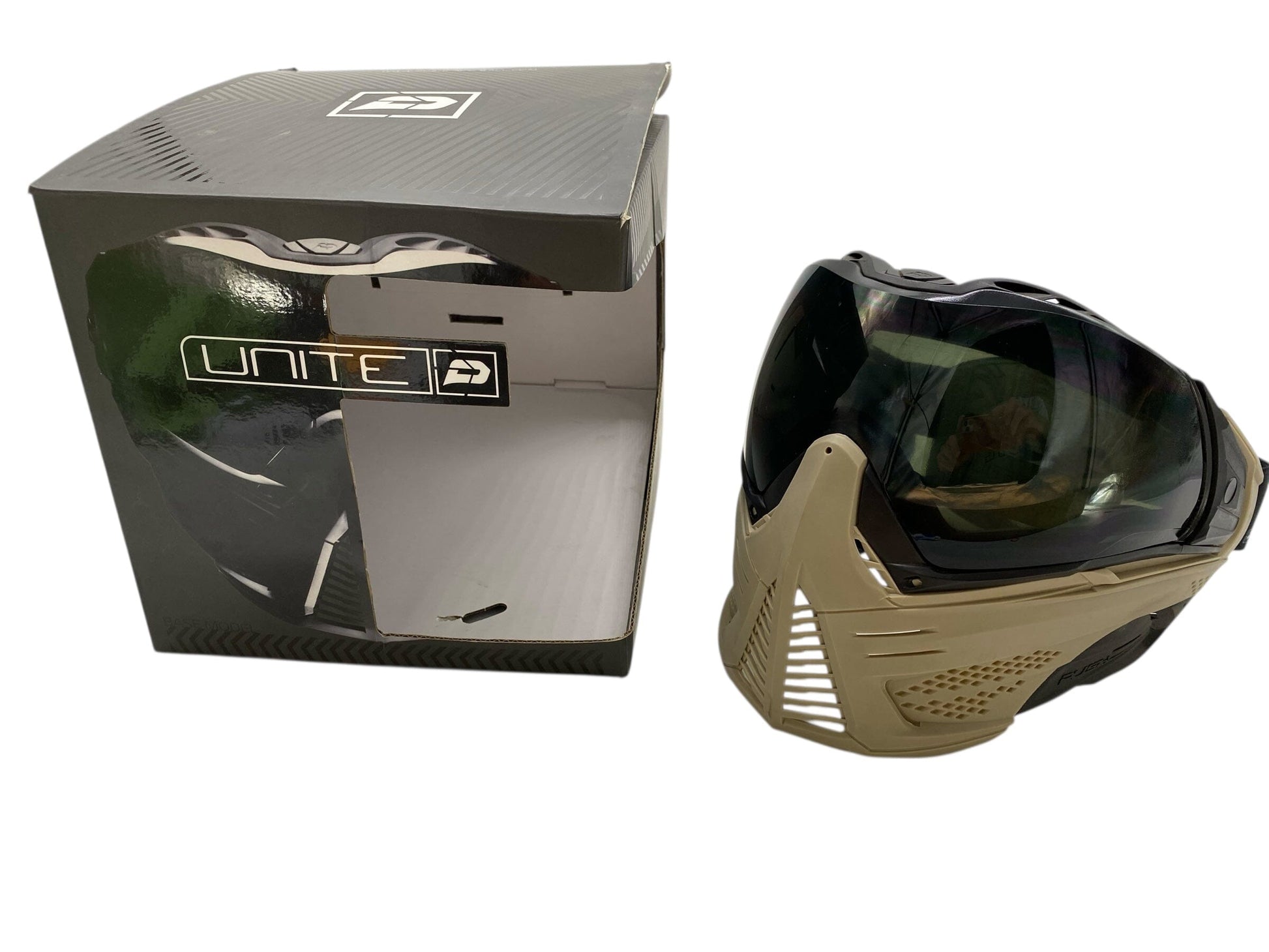 Used PUSH UNITE PAINTBALL MASK/GOGGLES - BASIC TAN Paintball Gun from CPXBrosPaintball Buy/Sell/Trade Paintball Markers, New Paintball Guns, Paintball Hoppers, Paintball Masks, and Hormesis Headbands