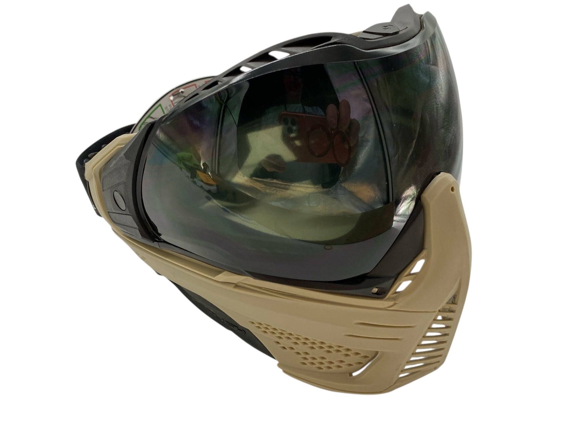 Used PUSH UNITE PAINTBALL MASK/GOGGLES - BASIC TAN Paintball Gun from CPXBrosPaintball Buy/Sell/Trade Paintball Markers, New Paintball Guns, Paintball Hoppers, Paintball Masks, and Hormesis Headbands