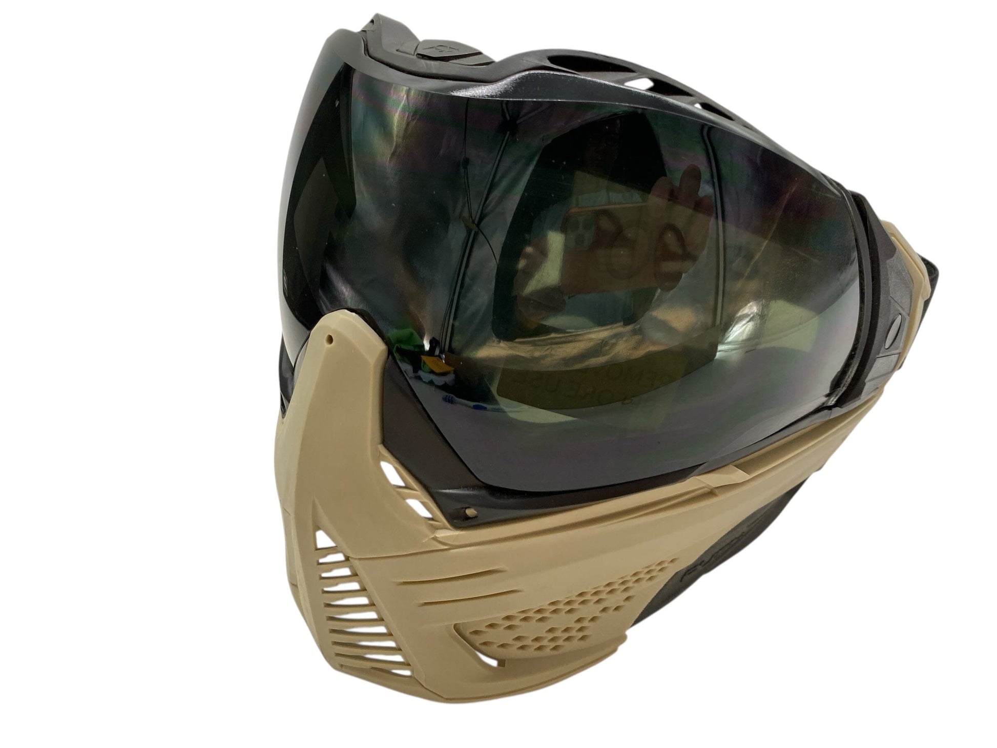 Used PUSH UNITE PAINTBALL MASK/GOGGLES - BASIC TAN Paintball Gun from CPXBrosPaintball Buy/Sell/Trade Paintball Markers, New Paintball Guns, Paintball Hoppers, Paintball Masks, and Hormesis Headbands