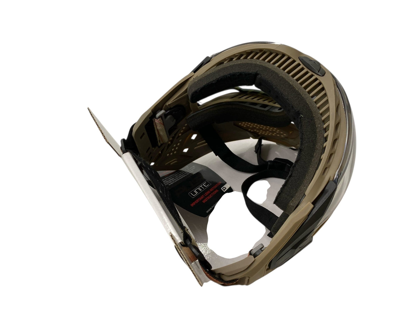 Used PUSH UNITE PAINTBALL MASK/GOGGLES - BASIC TAN Paintball Gun from CPXBrosPaintball Buy/Sell/Trade Paintball Markers, New Paintball Guns, Paintball Hoppers, Paintball Masks, and Hormesis Headbands