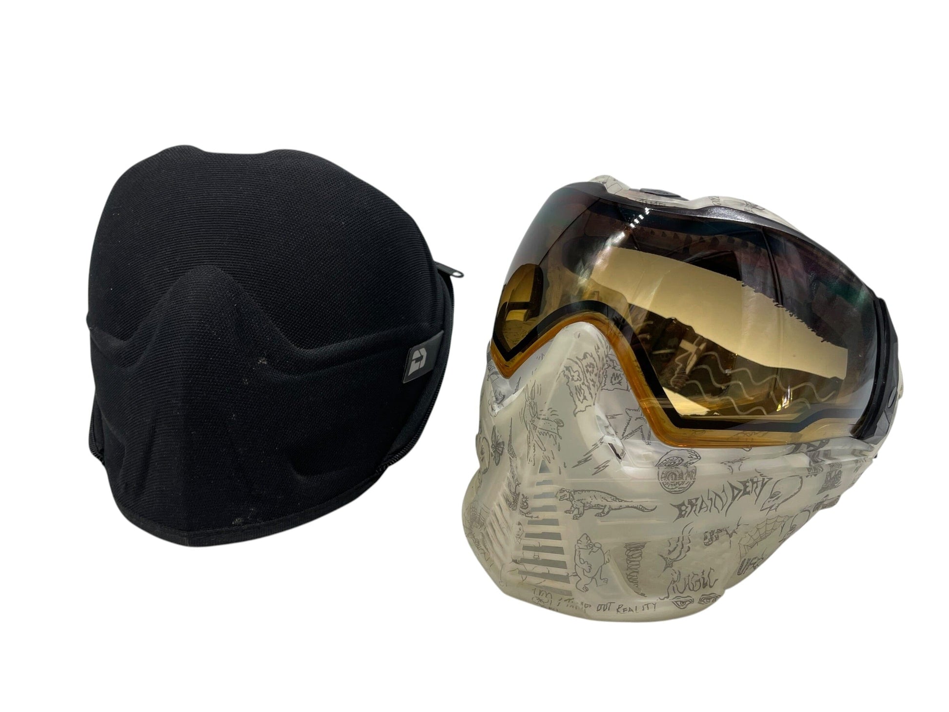 Used Push Unite "We Are Brain Dead" Paintball Mask Goggles Paintball Gun from CPXBrosPaintball Buy/Sell/Trade Paintball Markers, New Paintball Guns, Paintball Hoppers, Paintball Masks, and Hormesis Headbands