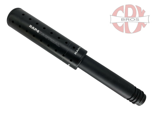 Used Rap 4 Tactical Paintball Gun Barrel Silencer 98 Custom Threaded Paintball Gun from CPXBrosPaintball Buy/Sell/Trade Paintball Markers, New Paintball Guns, Paintball Hoppers, Paintball Masks, and Hormesis Headbands