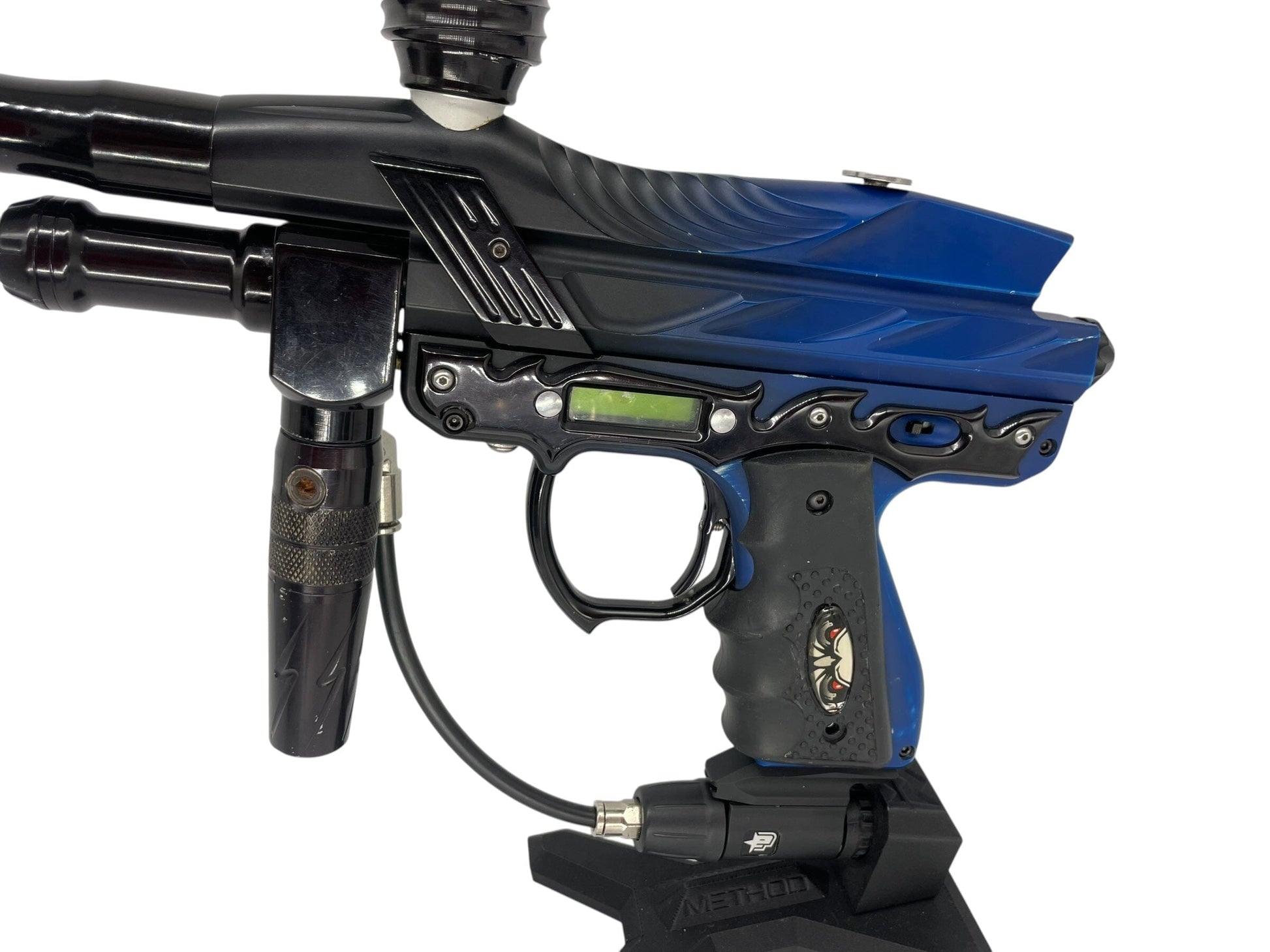 Used Read Disc Bob Long 2k2 Intimidator Paintball Gun Black/Blue Fade Paintball Gun from CPXBrosPaintball Buy/Sell/Trade Paintball Markers, New Paintball Guns, Paintball Hoppers, Paintball Masks, and Hormesis Headbands