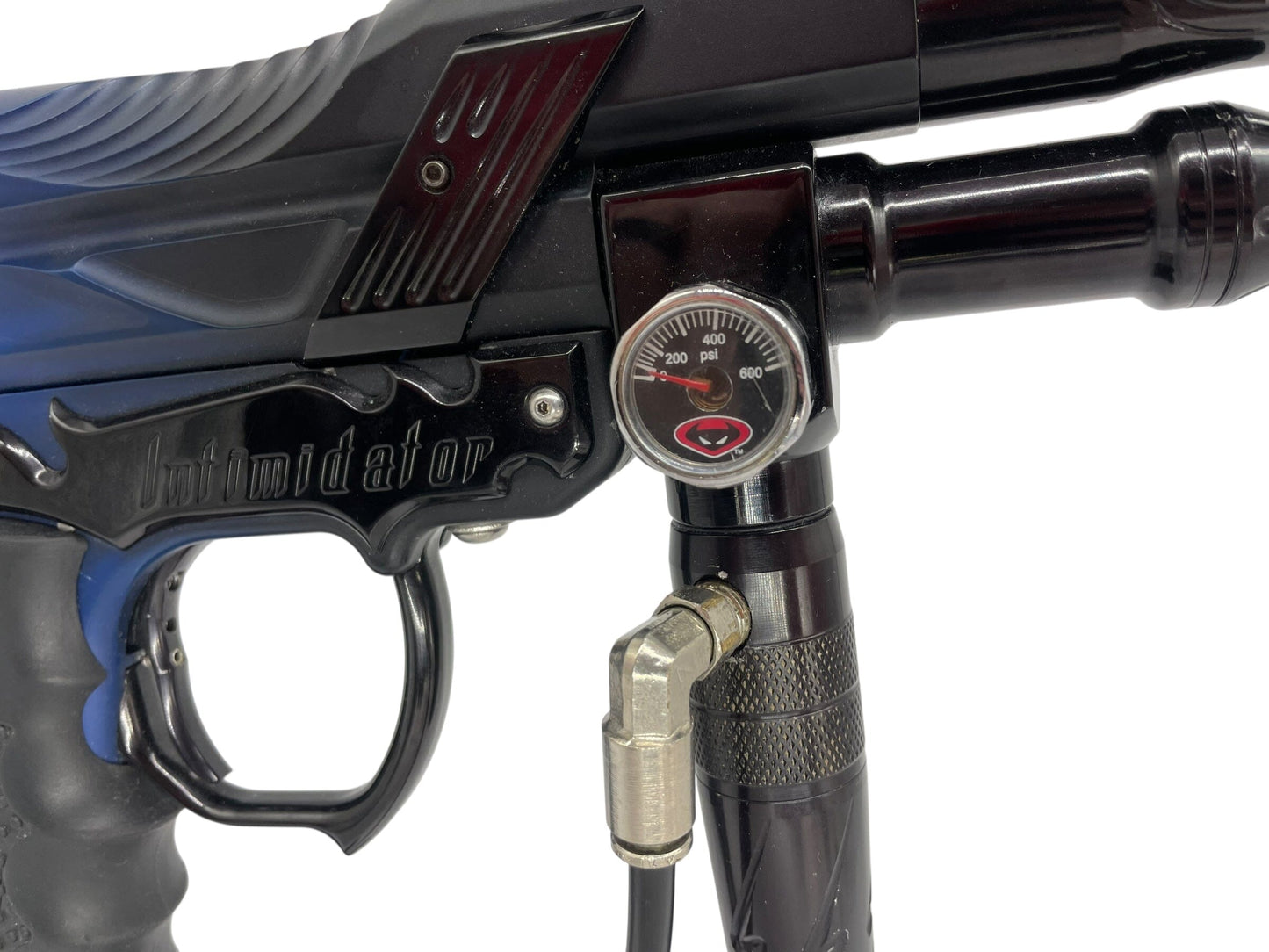 Used Read Disc Bob Long 2k2 Intimidator Paintball Gun Black/Blue Fade Paintball Gun from CPXBrosPaintball Buy/Sell/Trade Paintball Markers, New Paintball Guns, Paintball Hoppers, Paintball Masks, and Hormesis Headbands