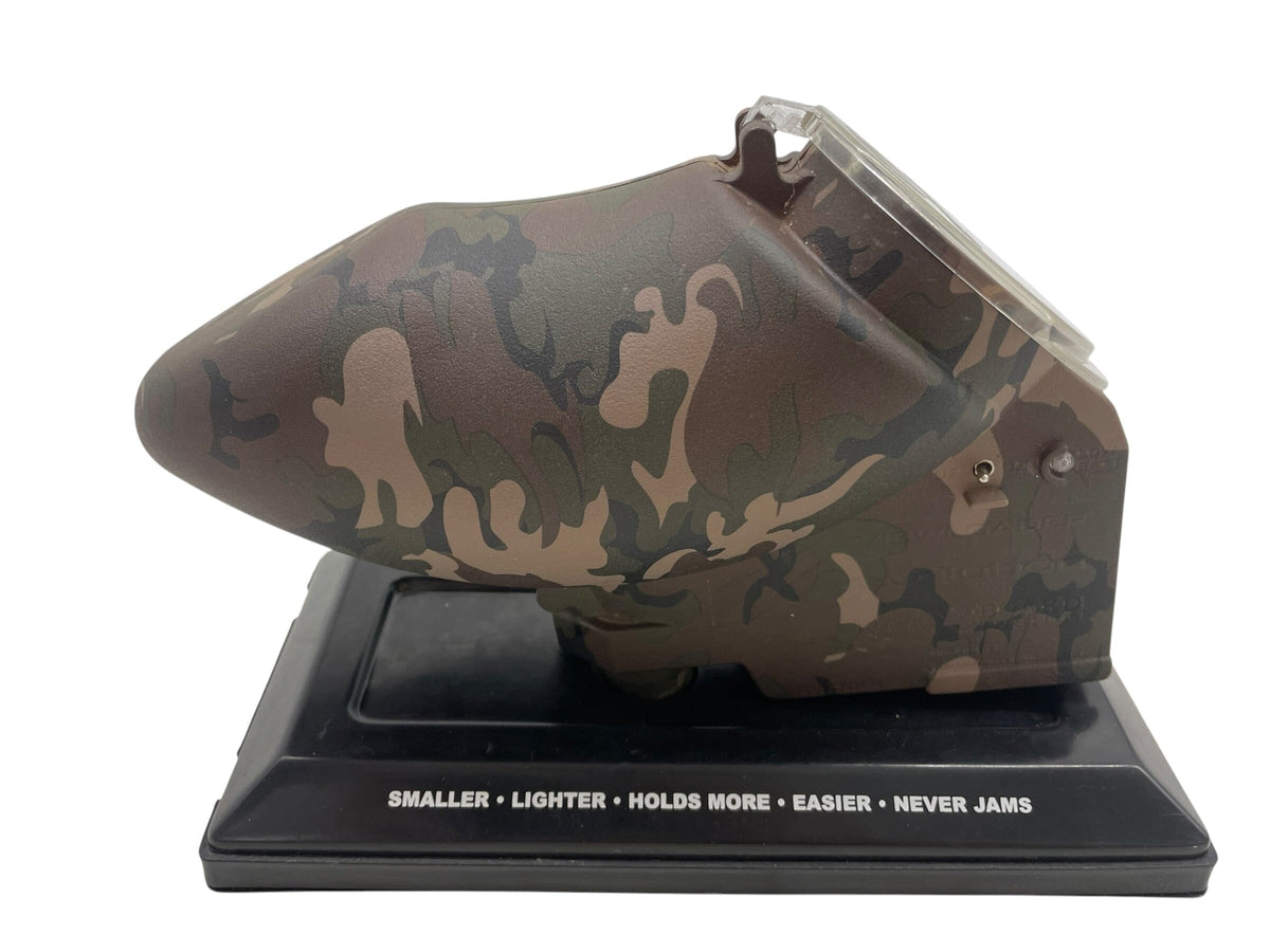 Used Revy Revolution Paintball Hopper Loader Camo Paintball Gun from CPXBrosPaintball Buy/Sell/Trade Paintball Markers, New Paintball Guns, Paintball Hoppers, Paintball Masks, and Hormesis Headbands