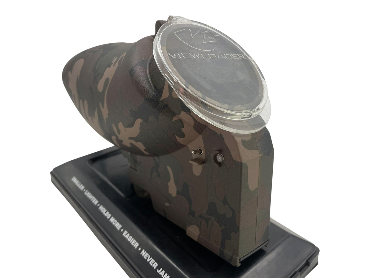Used Revy Revolution Paintball Hopper Loader Camo Paintball Gun from CPXBrosPaintball Buy/Sell/Trade Paintball Markers, New Paintball Guns, Paintball Hoppers, Paintball Masks, and Hormesis Headbands