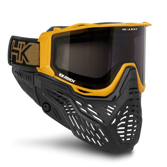 Used RMX Goggle System - Gold Paintball Gun from HK Army Clothing Buy/Sell/Trade Paintball Markers, New Paintball Guns, Paintball Hoppers, Paintball Masks, and Hormesis Headbands